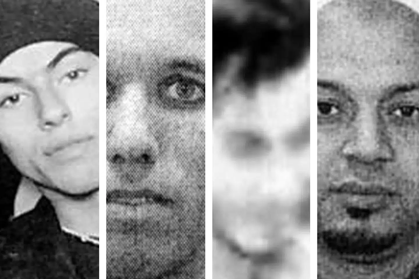 Mounir Dhahri, Omar Abdalla Aboelazm, Munir Awad og Sahbi Zalouti blev idømt 12 års fængsel for planlægning af terror. Munir Awad (nr. to fra højre) bliver snart løsladt efter at have afsonet otte år af sin straf.