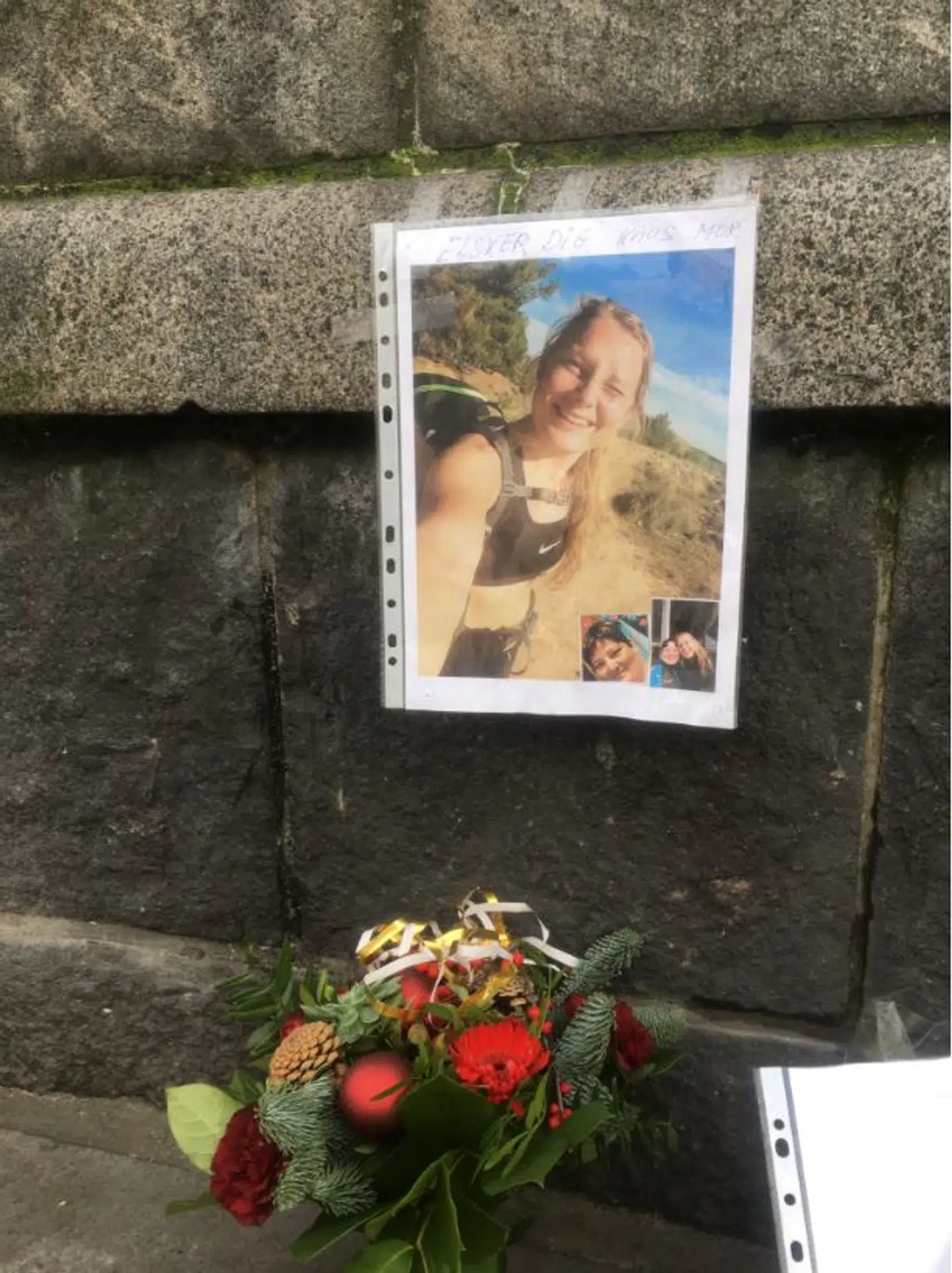 'Elsker dig. Knus mor,' skriver Helle Jespersen i sit brev til datteren.