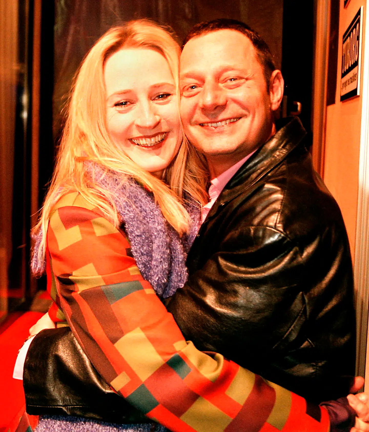 Skuespillerne Christiane Bjørg Nielsen og Jan Linnebjerg.