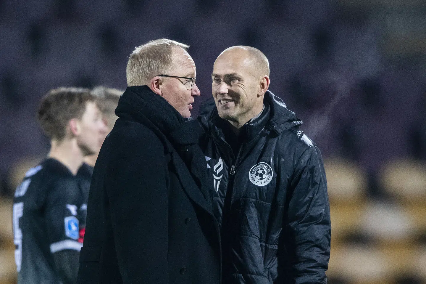 Glen Riddersholm blev i slutningen af oktober ansat som sportsdirektør for cheftræner Jens Berthel Askou og resten af Vendsyssel FF. Anders Kjærbye/Ritzau Scanpix