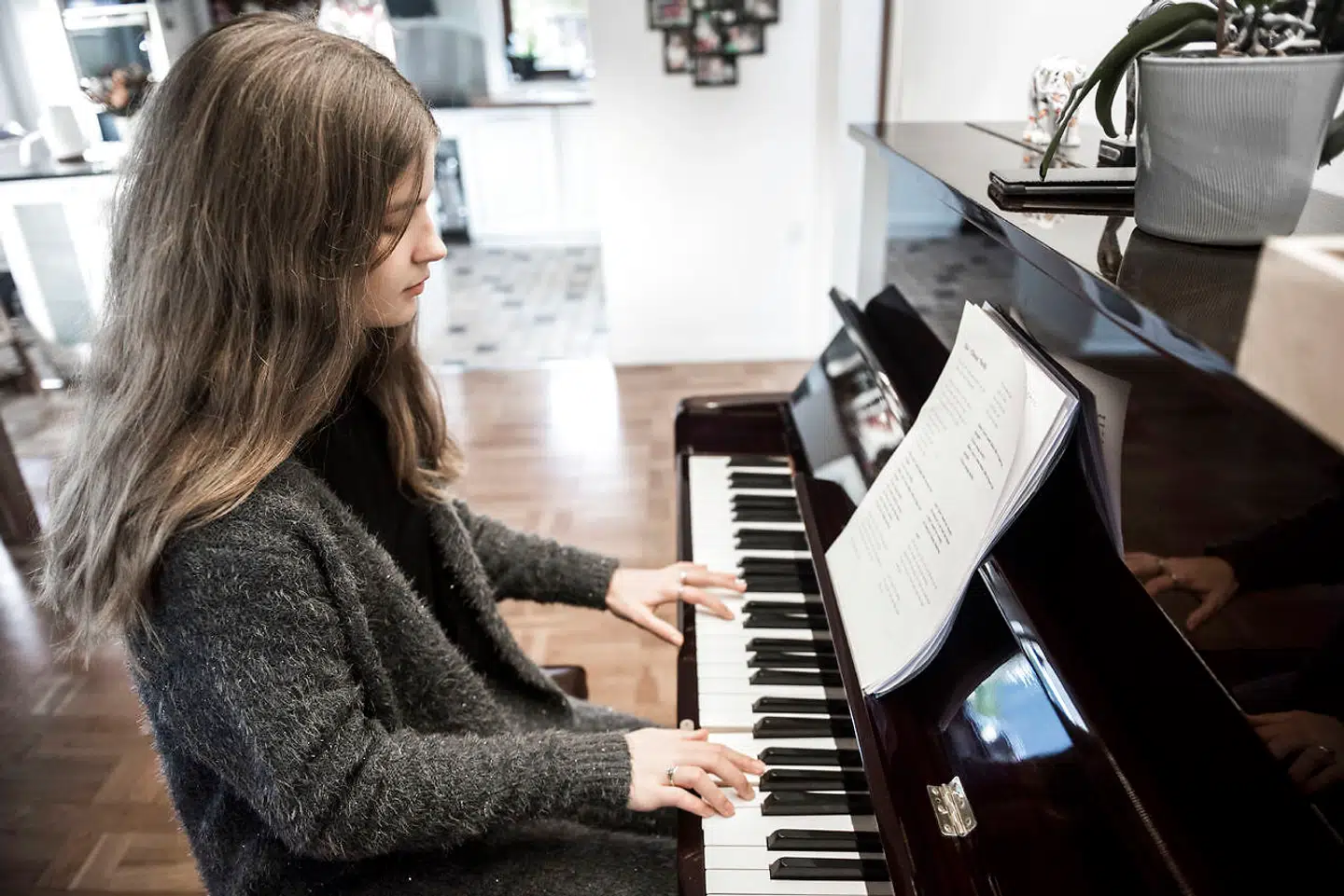 Vinderen af 'Voice Junior' i 2017, Dafne.