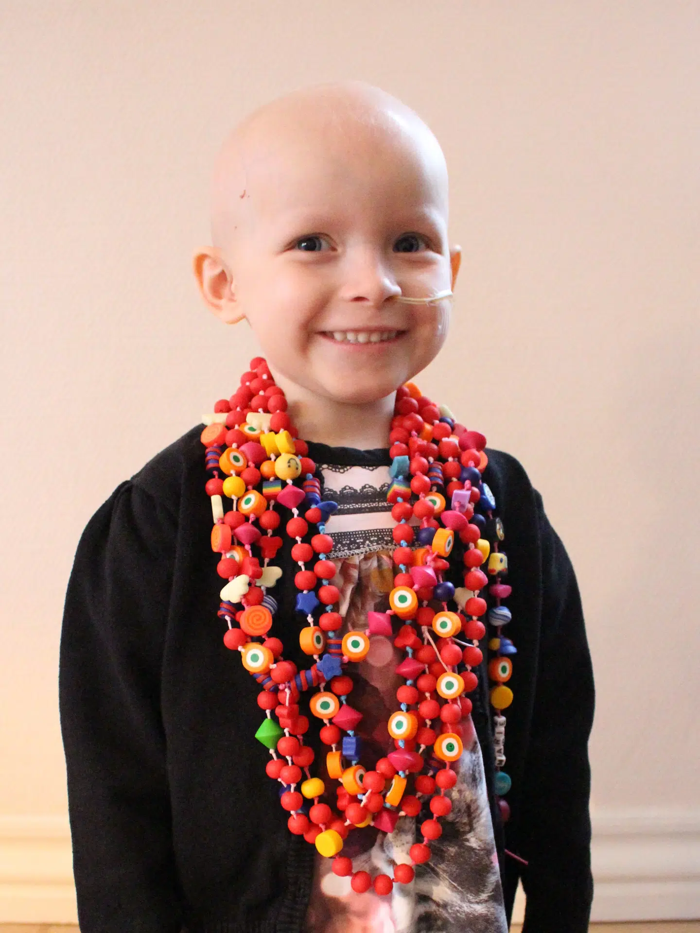 Fireårige Marie Møller Thomsen har været igennem i alt 285 behandlinger, indlæggelser, sondeskift og skanninger, siden hun for knap et år siden fik konstateret kræft.