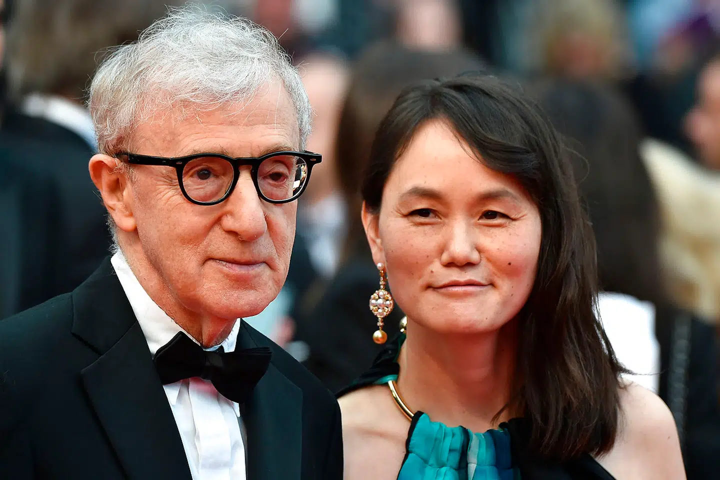 Woody Allen med sin kone, Soon-Yi Previn.