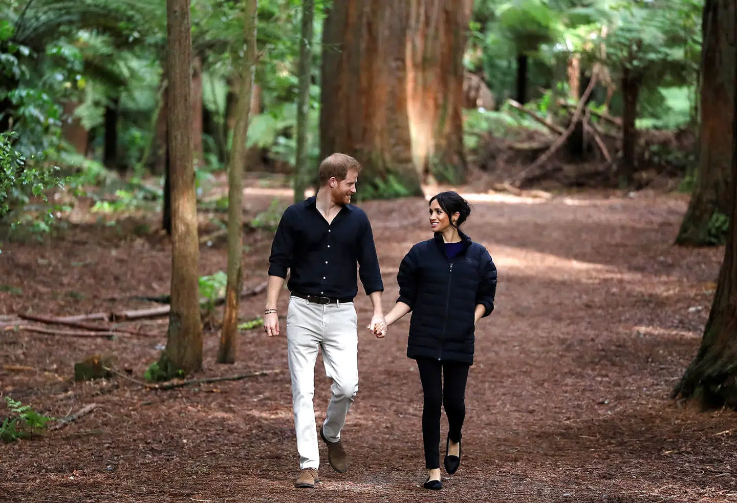 ARKIVFOTO af prins Harry og Meghan.