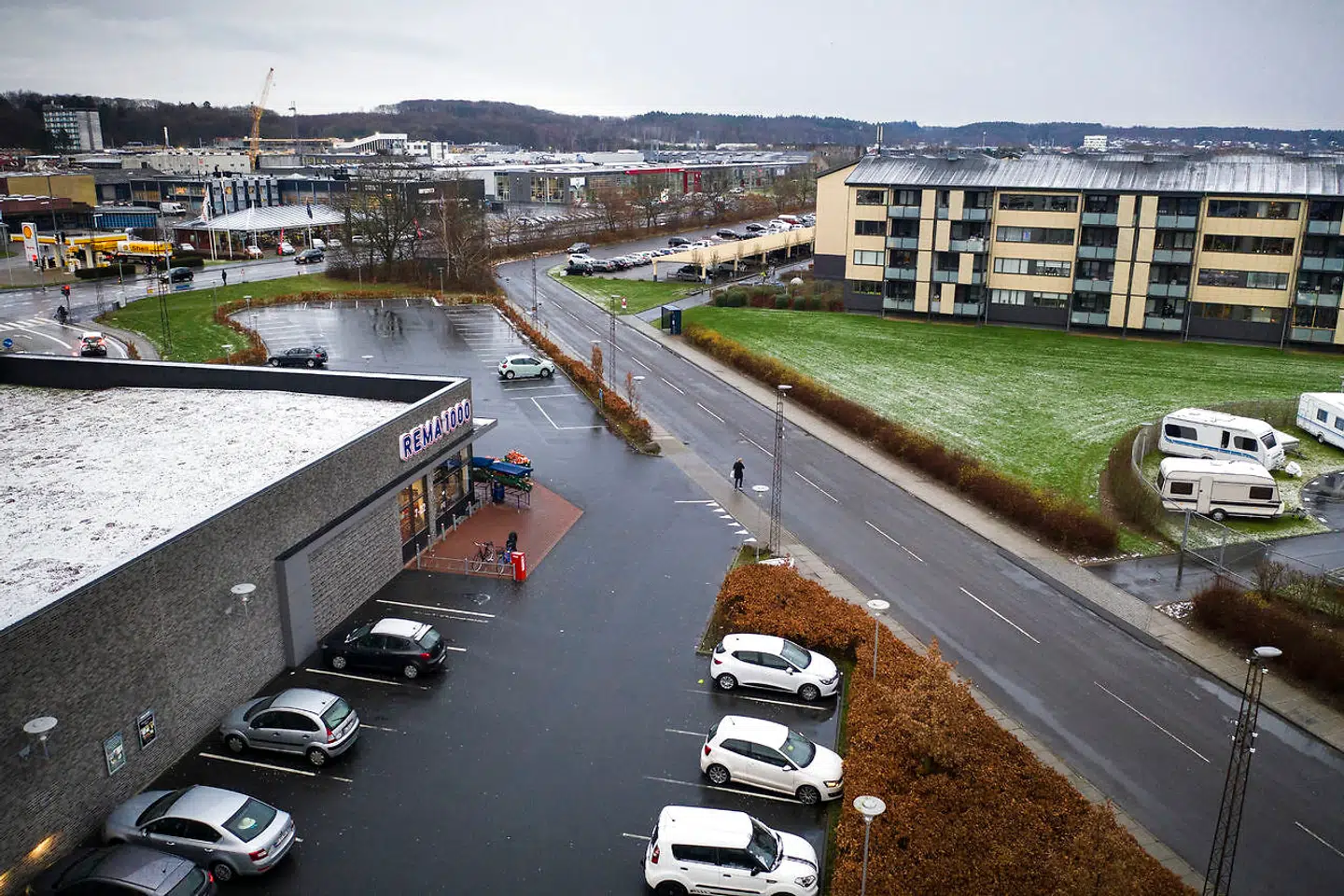 Rema1000 i nærheden af det nyudnævnte ghettoområde.