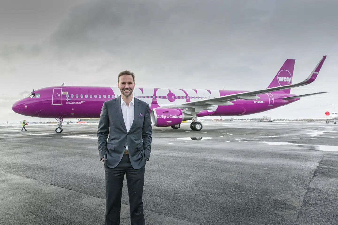 Stifter og administrerende direktør i flyselskabet, Wow Air, Skuli Mogensen. Pressefoto