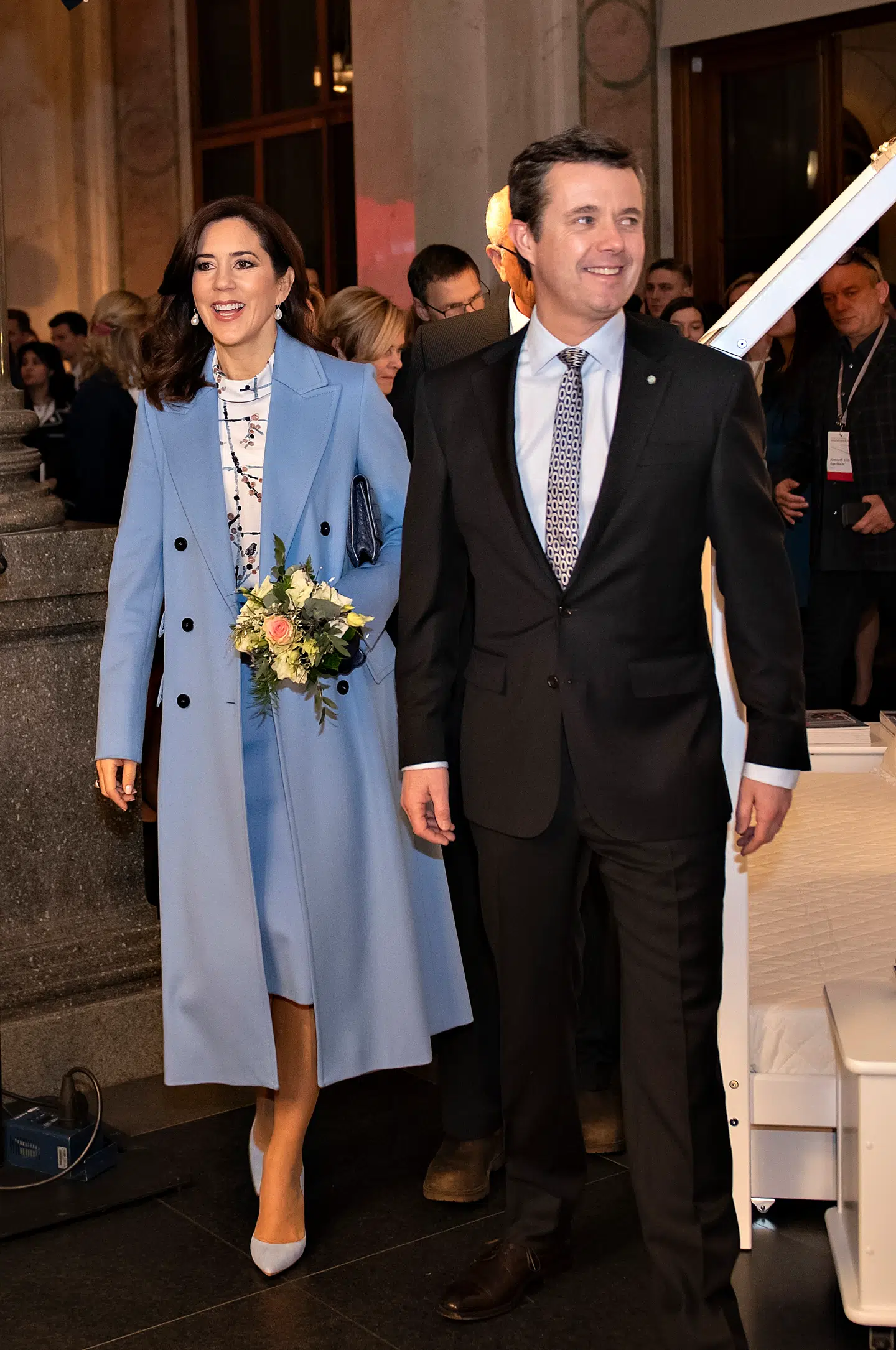 Kronprins Frederik og Kronprinsesse Mary overværer kulminationen af en arkitektkonkurrence og åbning af konference om kreative industrier (Foto: Keld Navntoft /Ritzau Scanpix 2018)