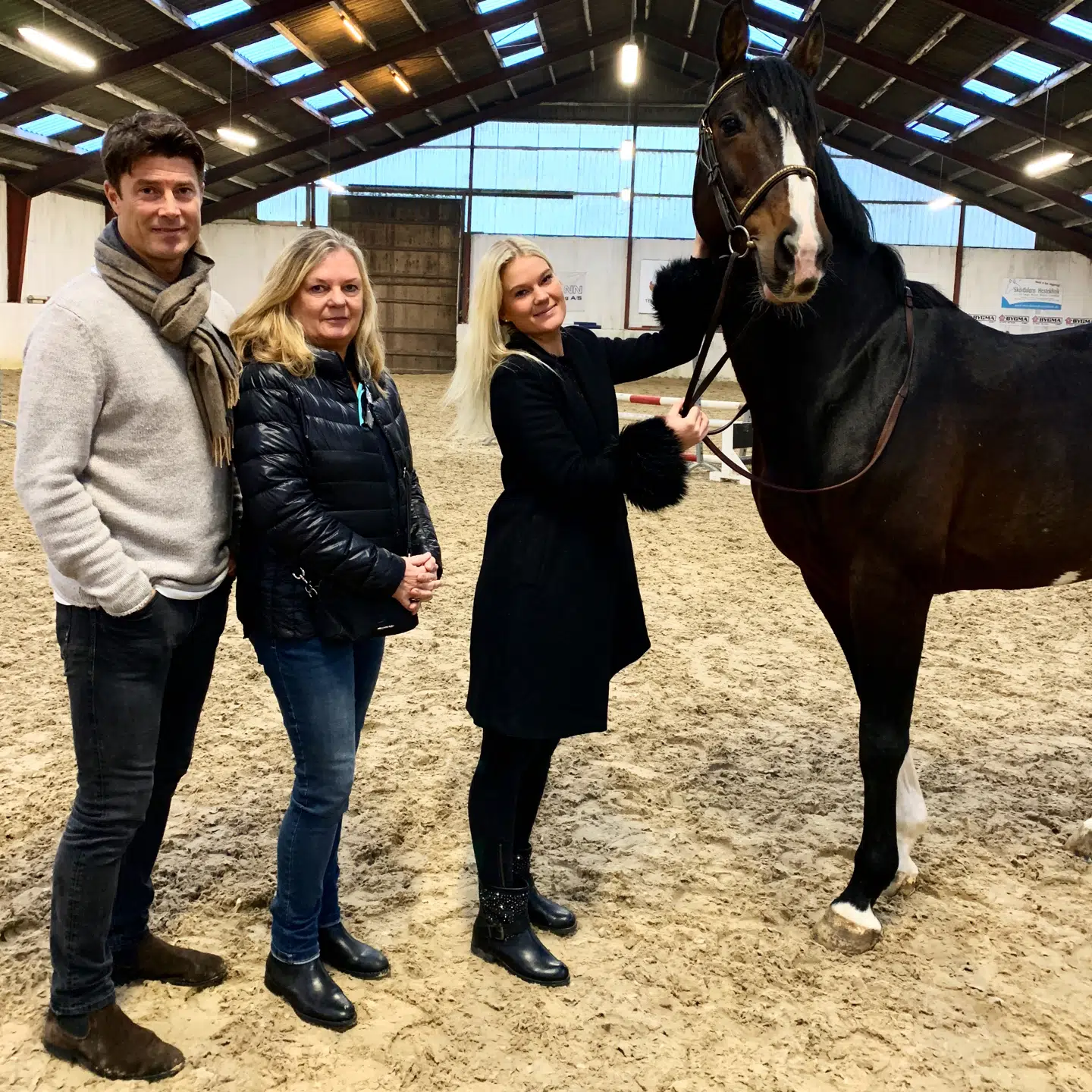 Rasmine Laudrup med sine forældre, Brian og Mette Laudrup. (FOTO: Rasmine Laudrup)