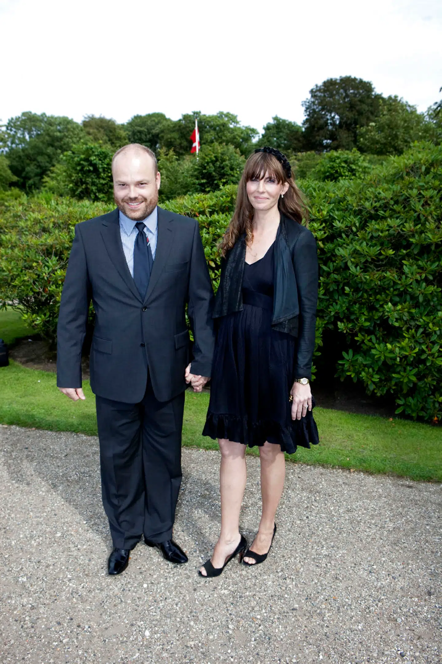 Anders Holch Povlsen ses her med sin kone Anne Storm Pedersen.
