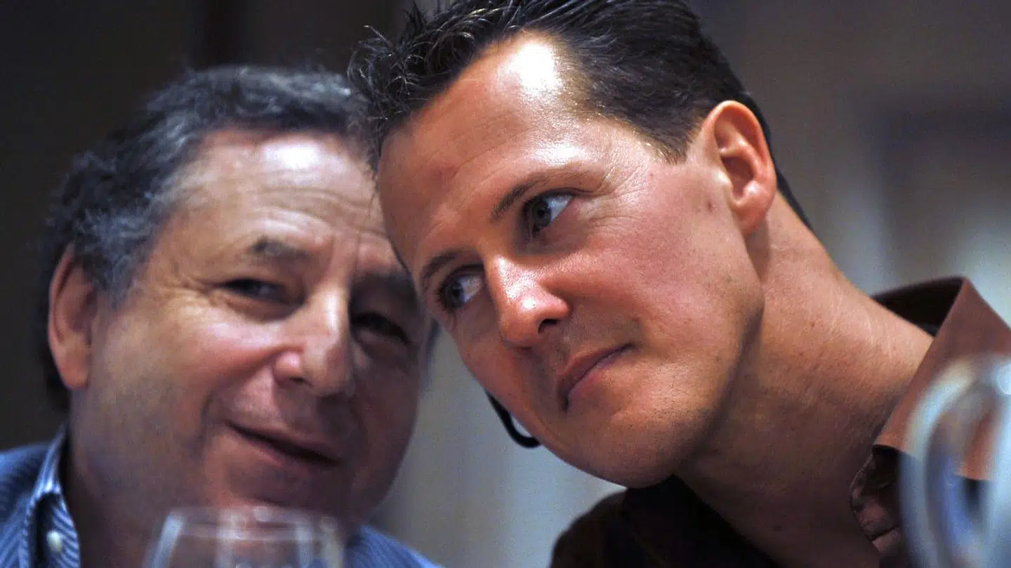 Jean Todt og Michael Schumacher sammen tilbage i 2009 - før Schumachers skiuheld.