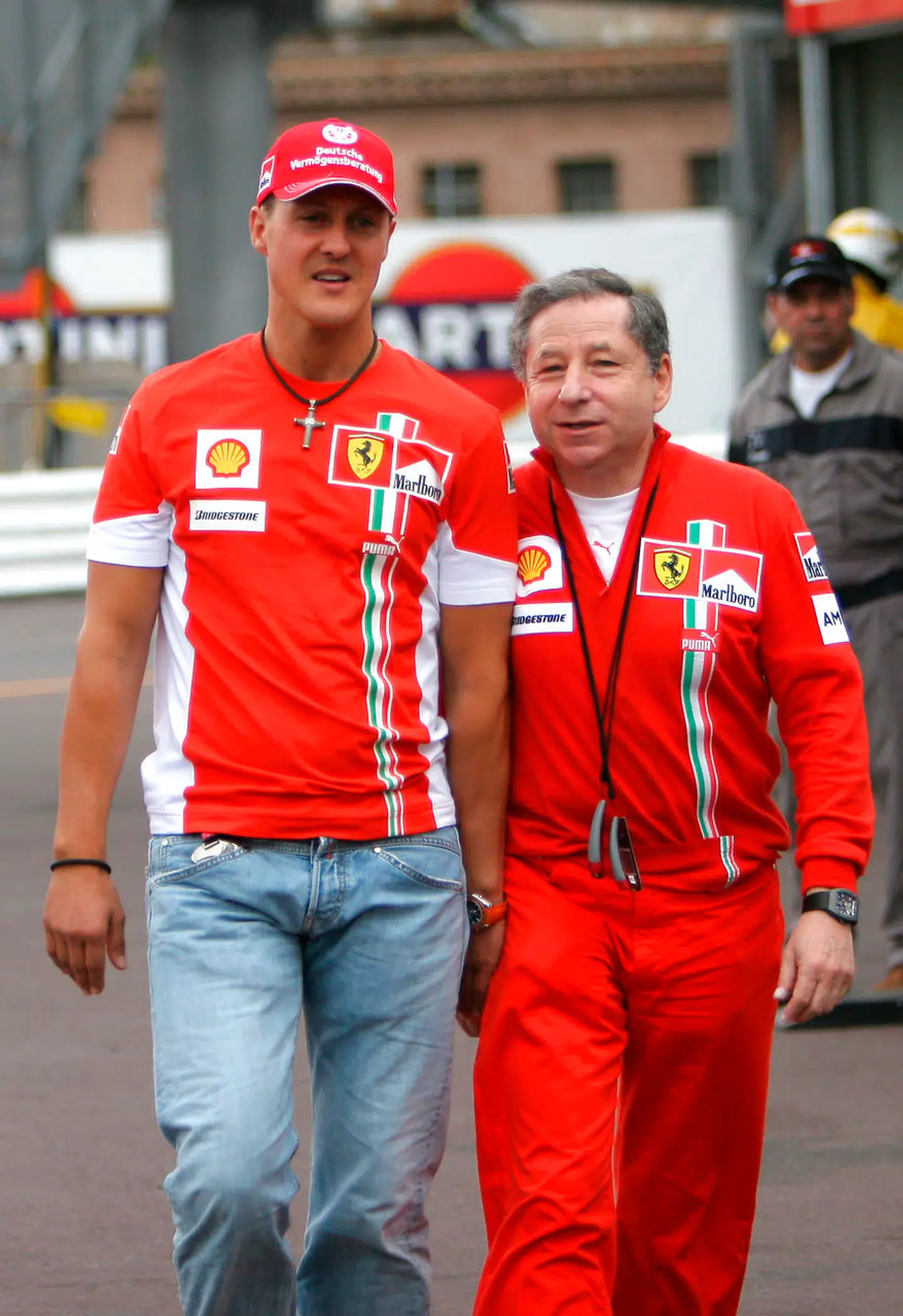 Michael Schumacher og Jean Todt sammen i 2007.