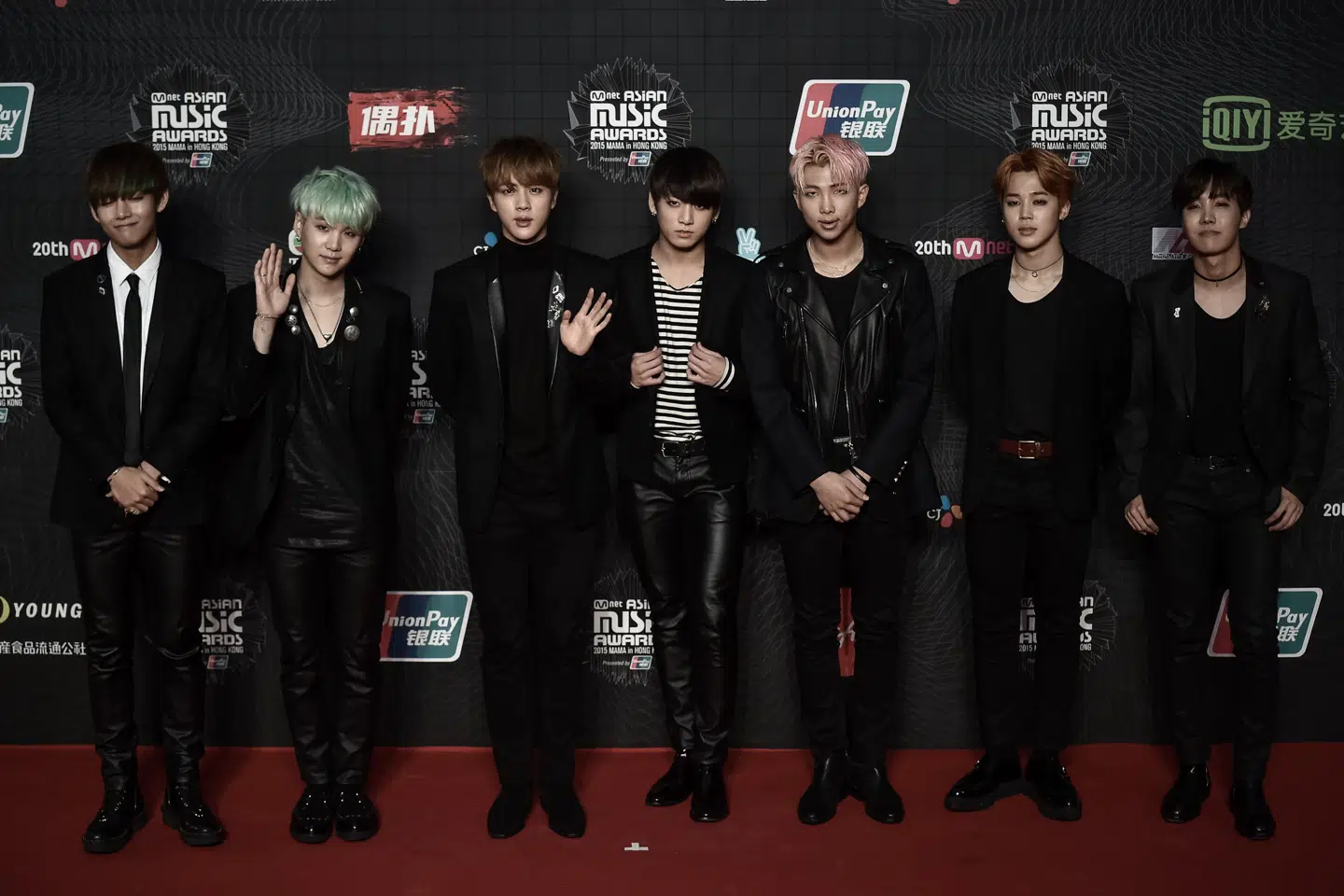 Det sydkoreanske boyband BTShar mange millioner følgere på Twitter og stod i år bag det mest populære tweet på det sociale medie. (Arkivfoto) Philippe Lopez/Ritzau Scanpix