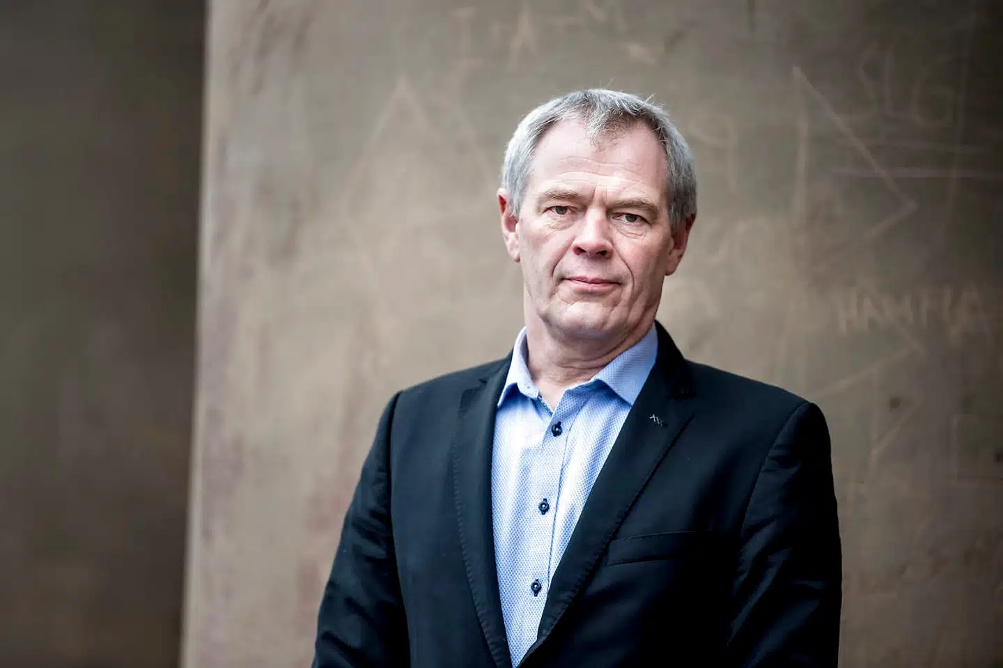 Vicepolitiinspektør i Københavns Politi, Jens Møller Jensen fotograferet foran Københavns Byret i forbindelse med retssagen mod ubådsmorderen Peter Madsen.