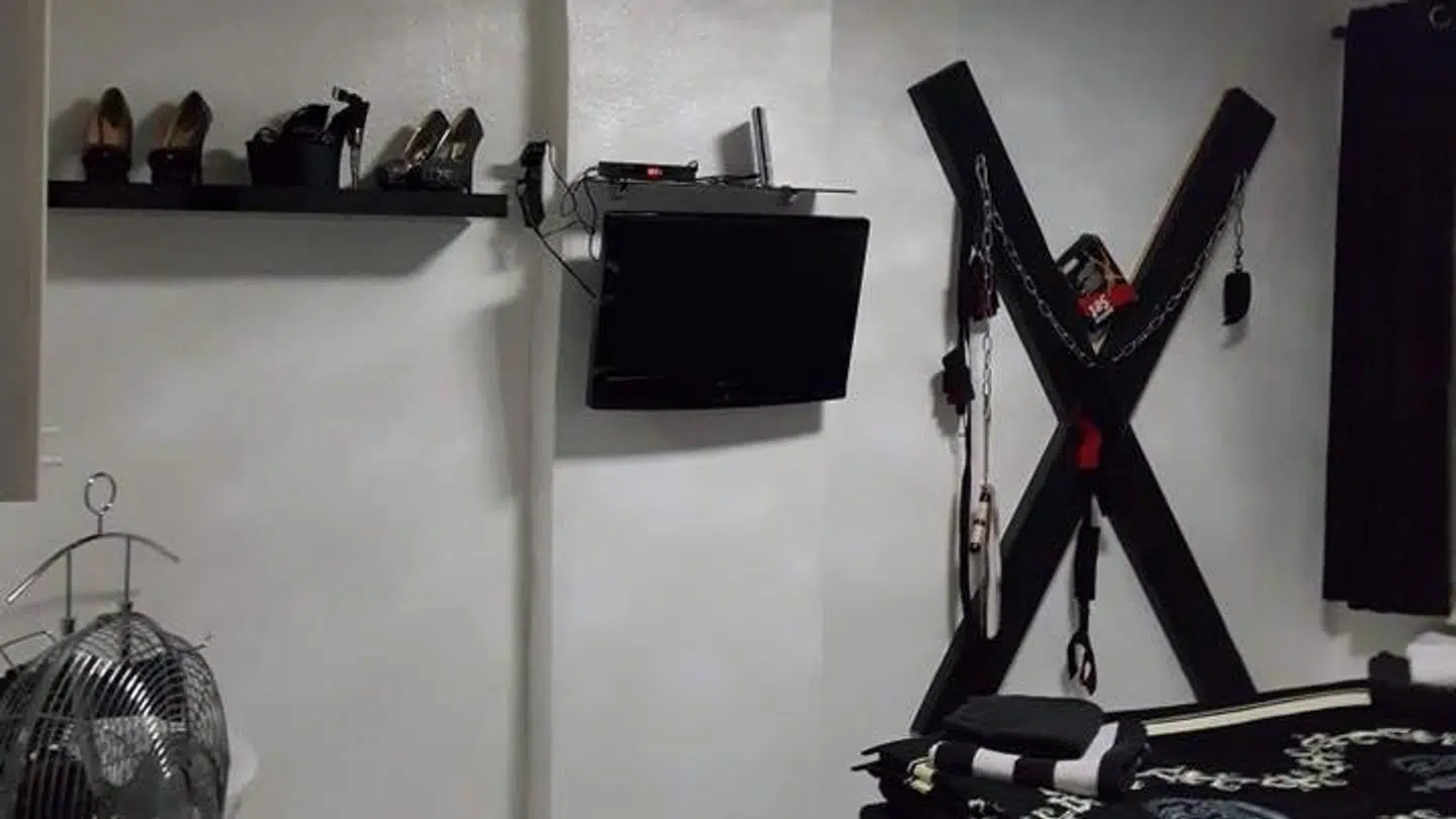 Hotelværelset i Hamburg.