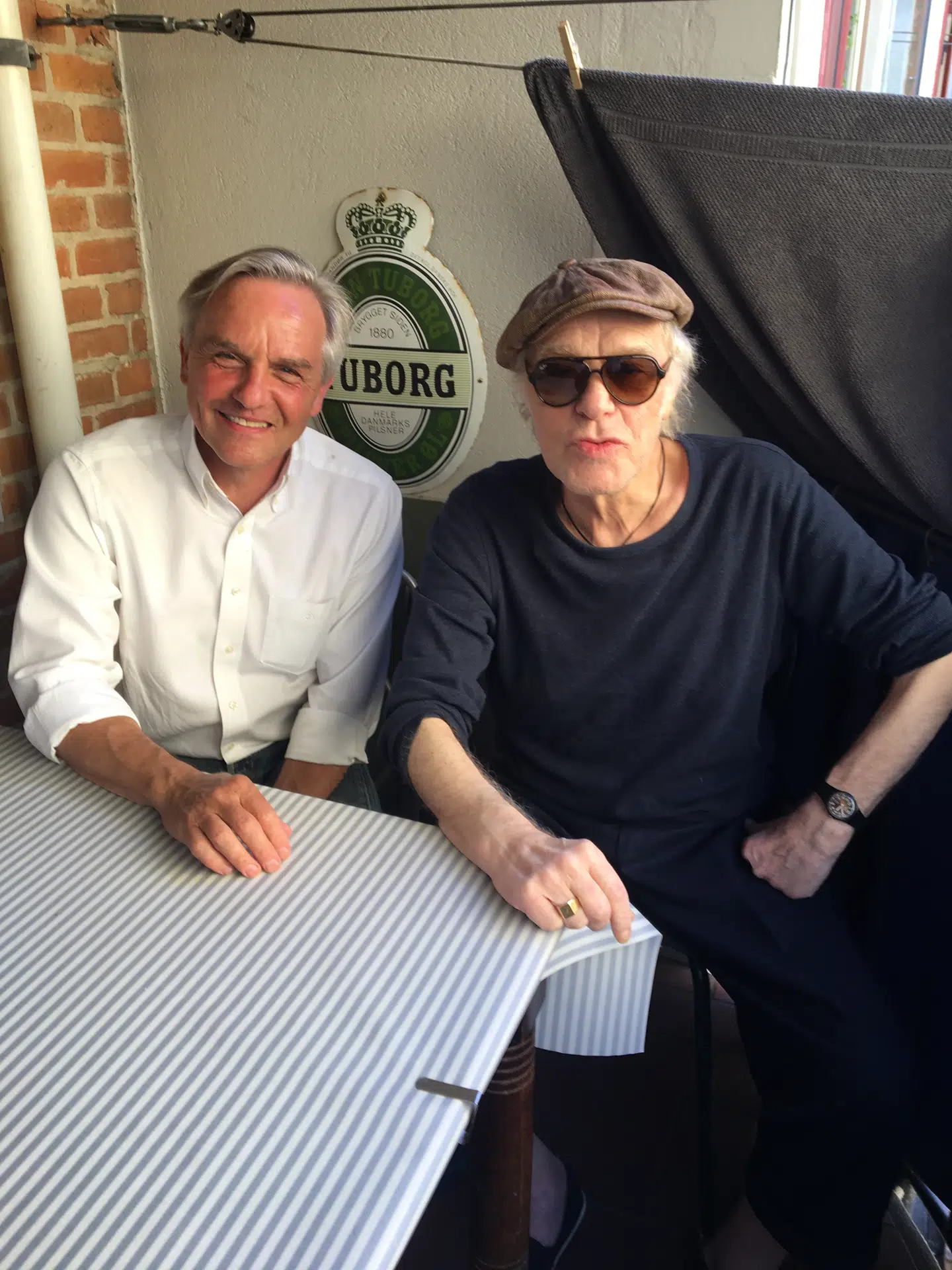 Jens Andersen og Kim Larsen.