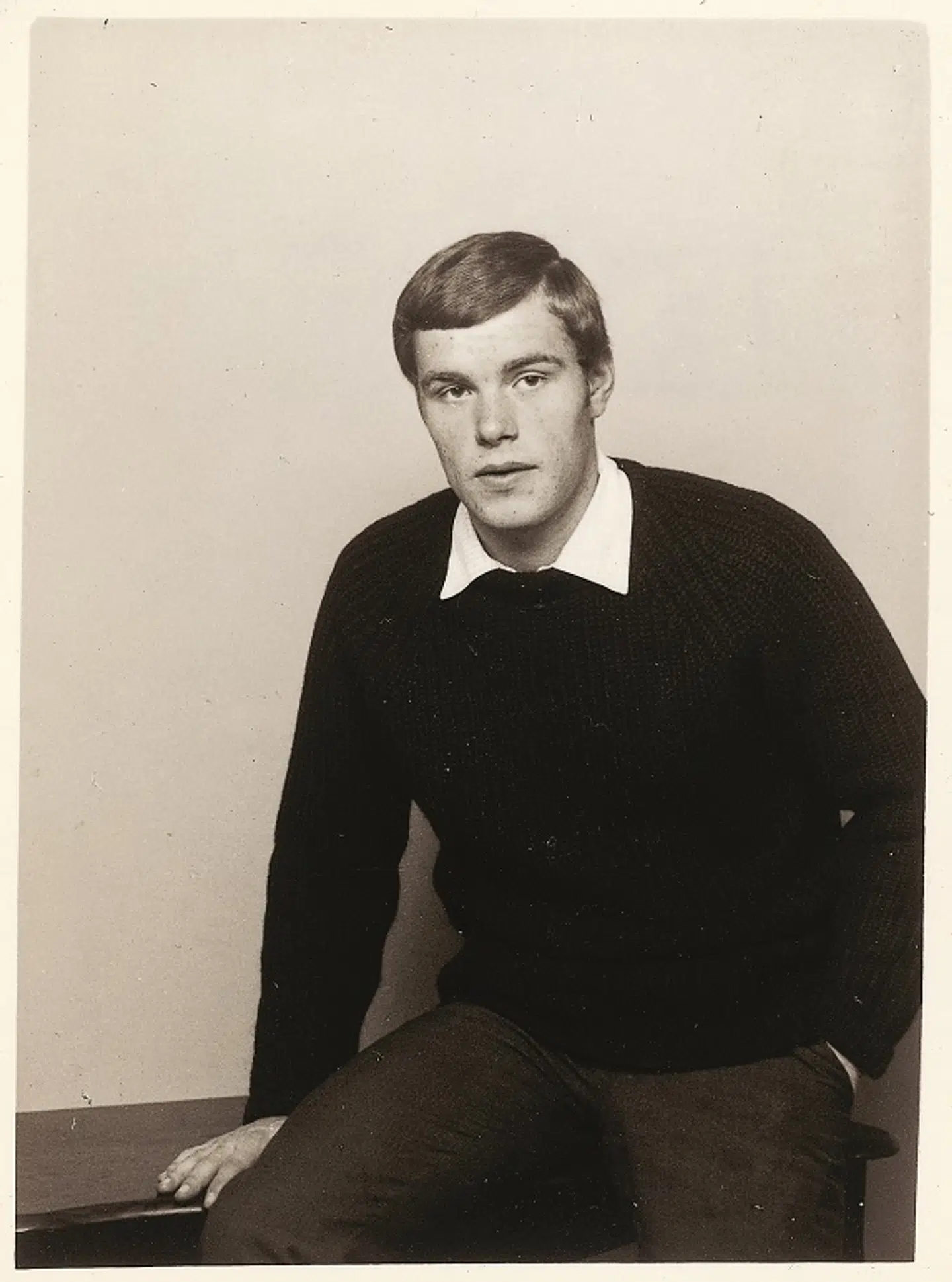 Privat ungdomsbillede af Kim Larsen fra bogen 'Mine unge år'.