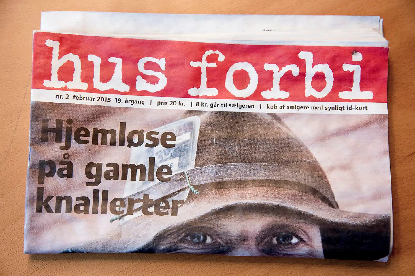 ARKIVFOTO af et Hus Forbi-blad.