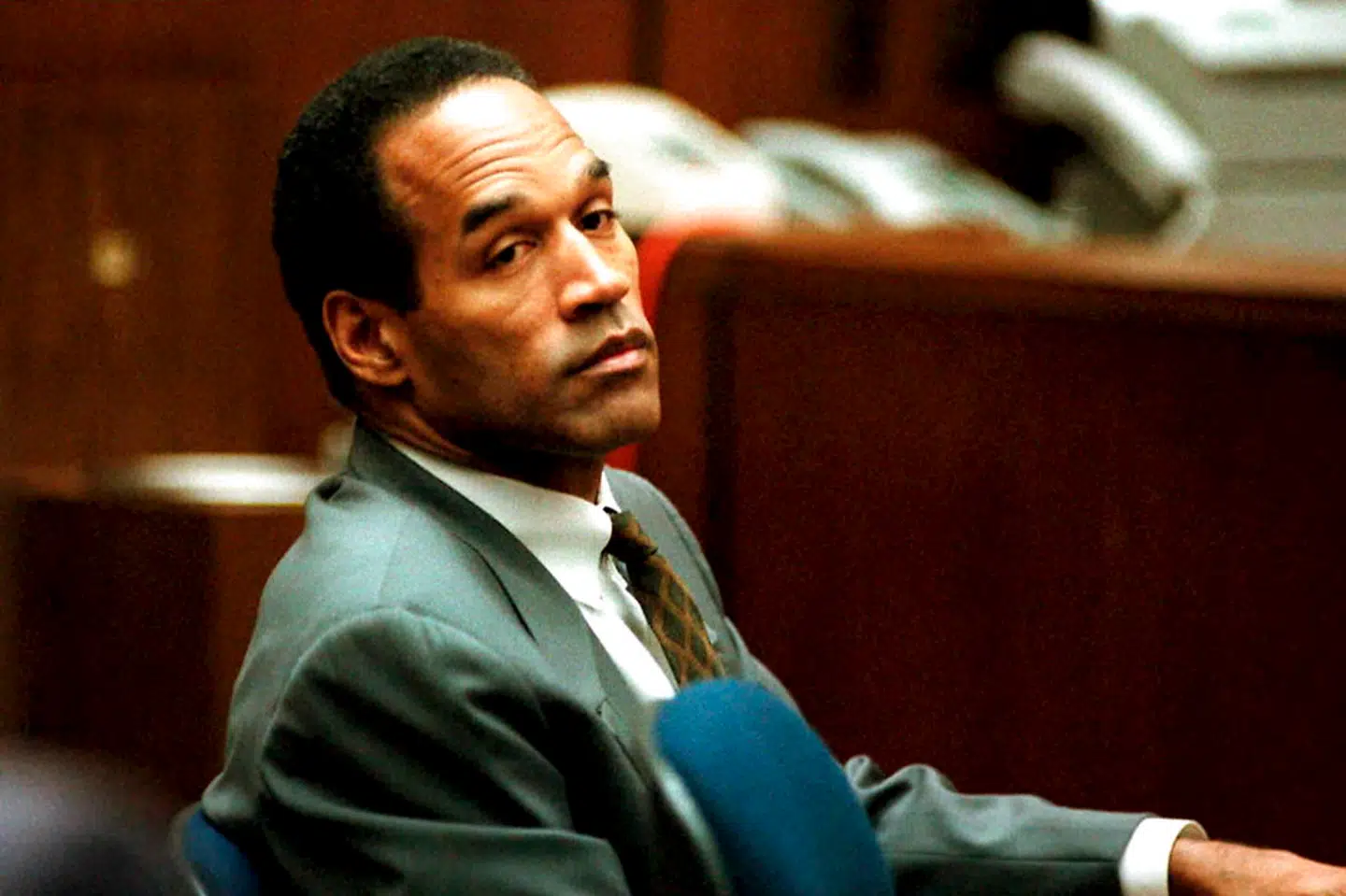 O. J. Simpson fotograferet under retssagen tilbage i december 1994.