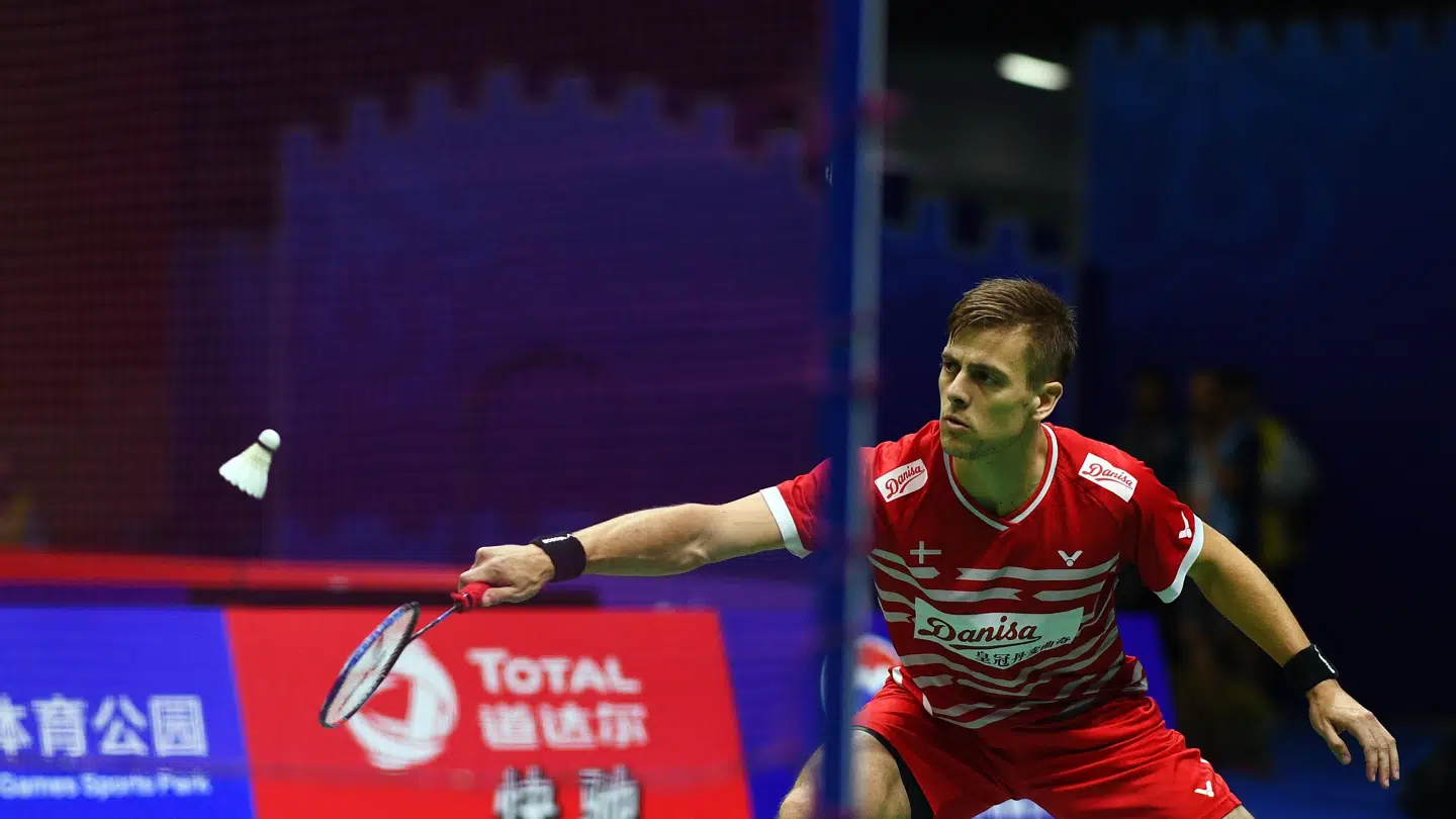 Hans-Kristian Vittinghus er ærgerlig over den konflikt, som dansk badminton er ramlet ind i. Johannes Eisele/Ritzau Scanpix