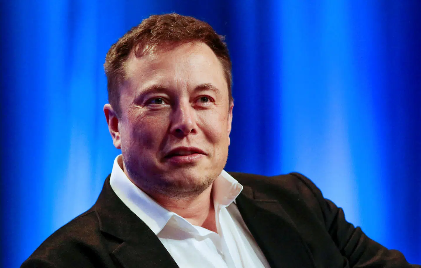 Her ses Elon Musk.