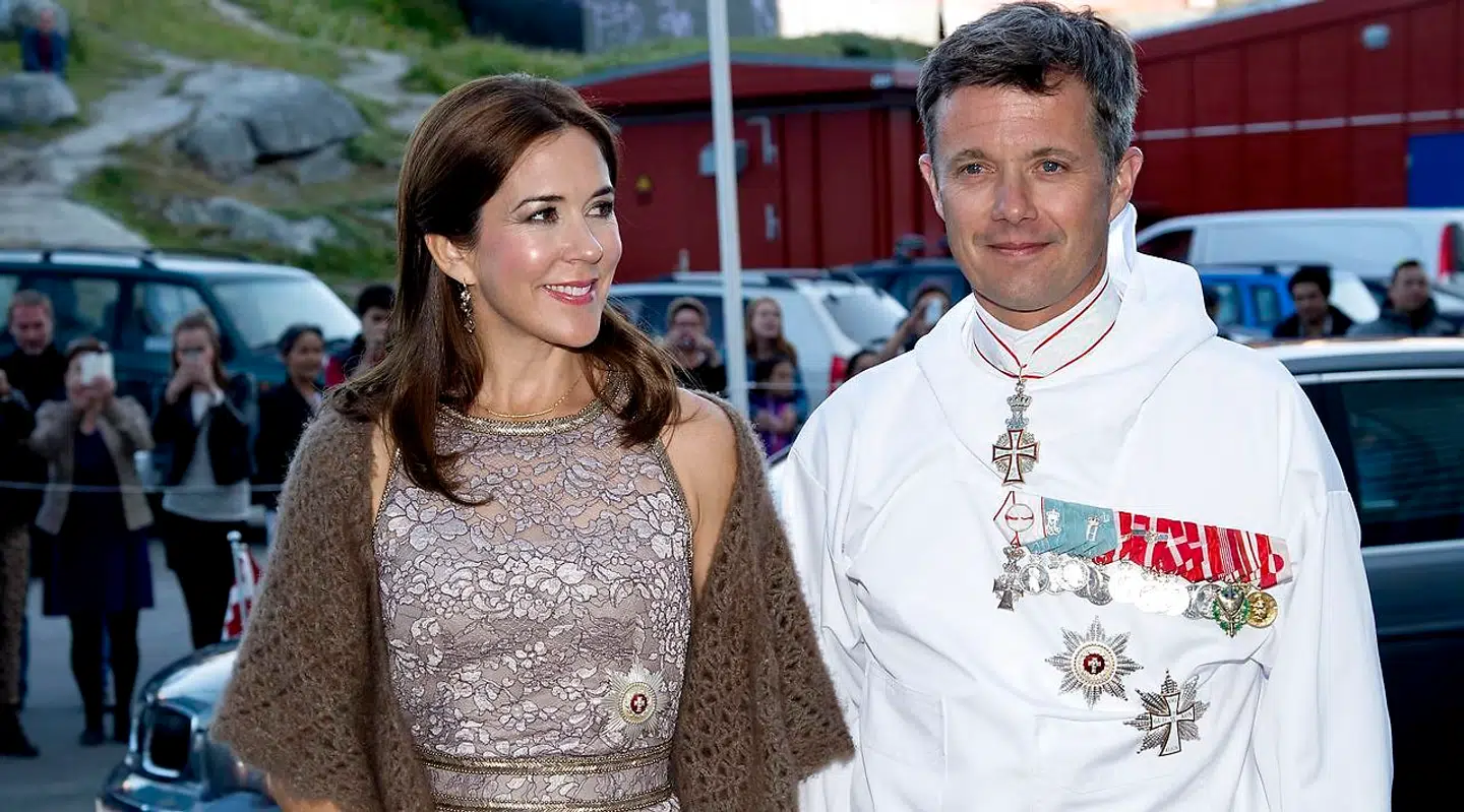 Kronprins Frederik og kronprinsesse Mary til officiel middag i Grønland i 2014.