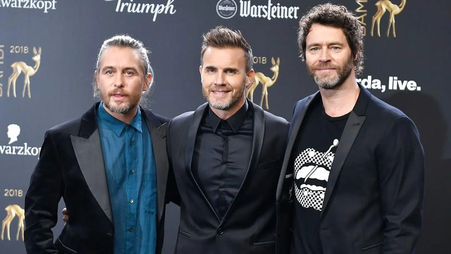 Take That består i dag af Mark Owen, Gary Barlow og Howard Donald.