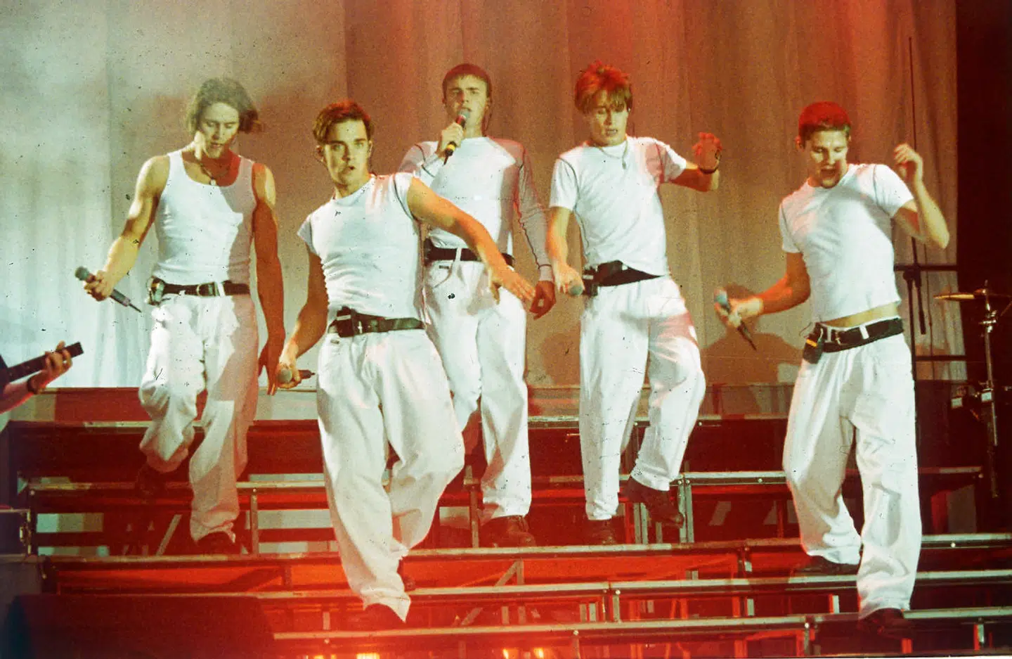 Take That i deres storhedstid i 1990'erne.