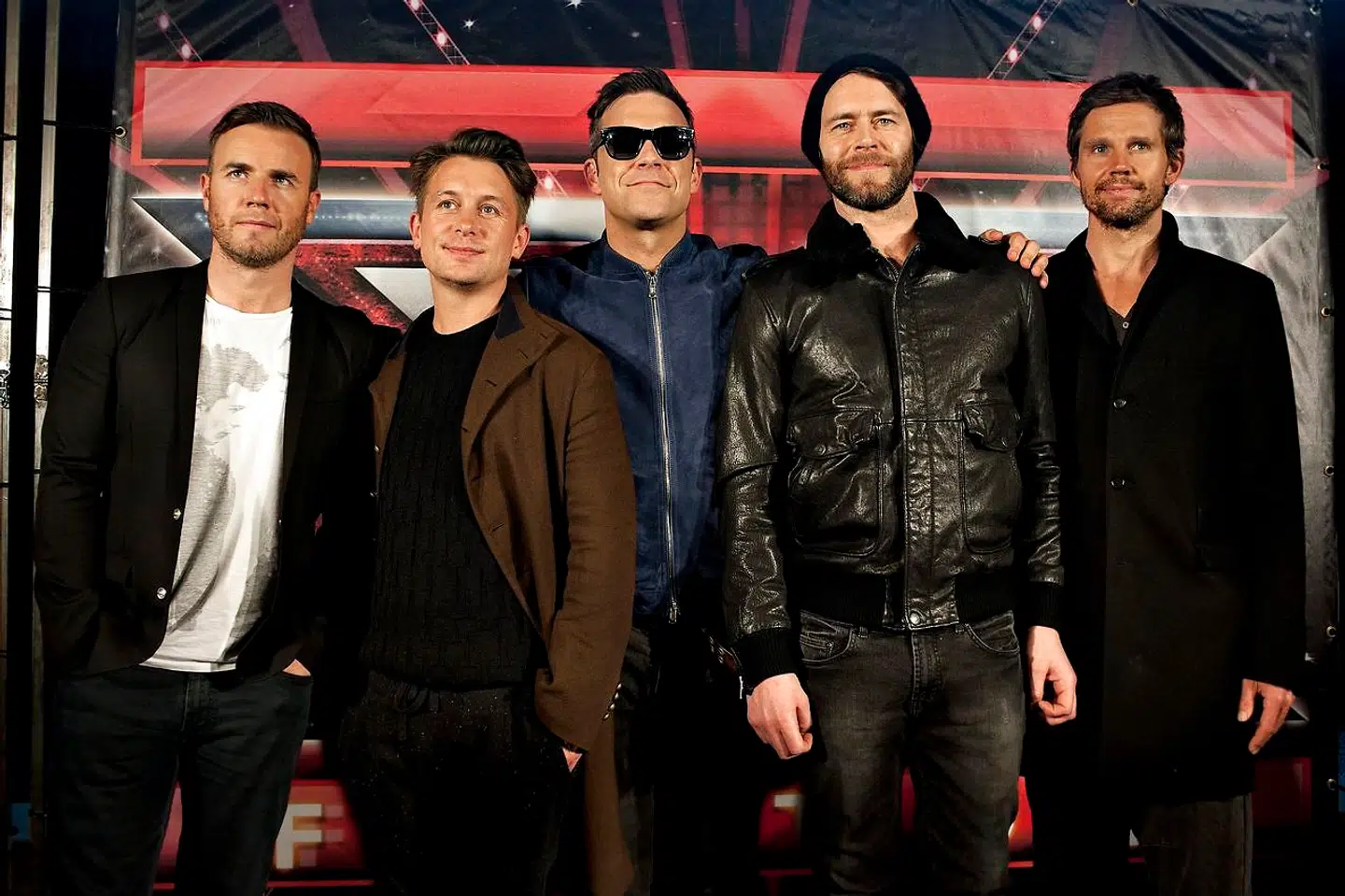 Et gendannet Take That optrådte i 2011 i Parken under X Factor-finalen.