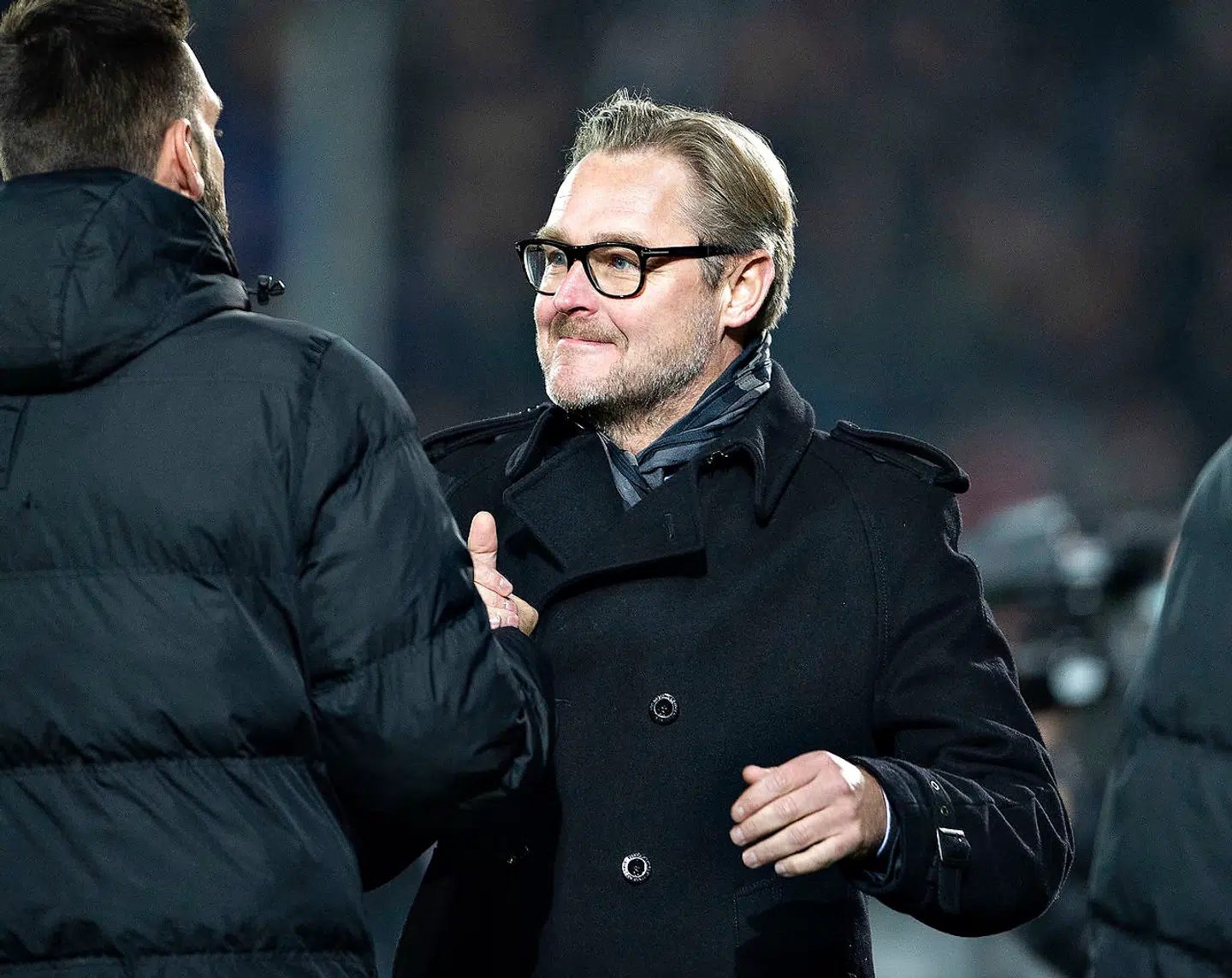 FCM-direktør Claus Steinlein efter sejren i ottendelsfinalen af Sydbank pokalen mellem FC Midtjylland og FC København på MCH-Arena i Herning, 1. november 2018.. (Foto: Henning Bagger/Ritzau Scanpix)