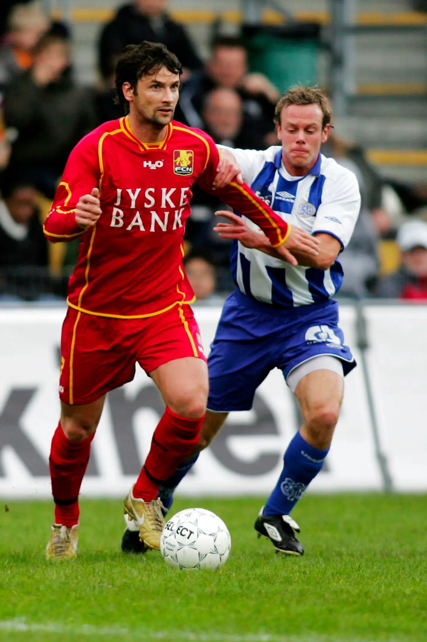 Søren Krogh i aktion for FCN.