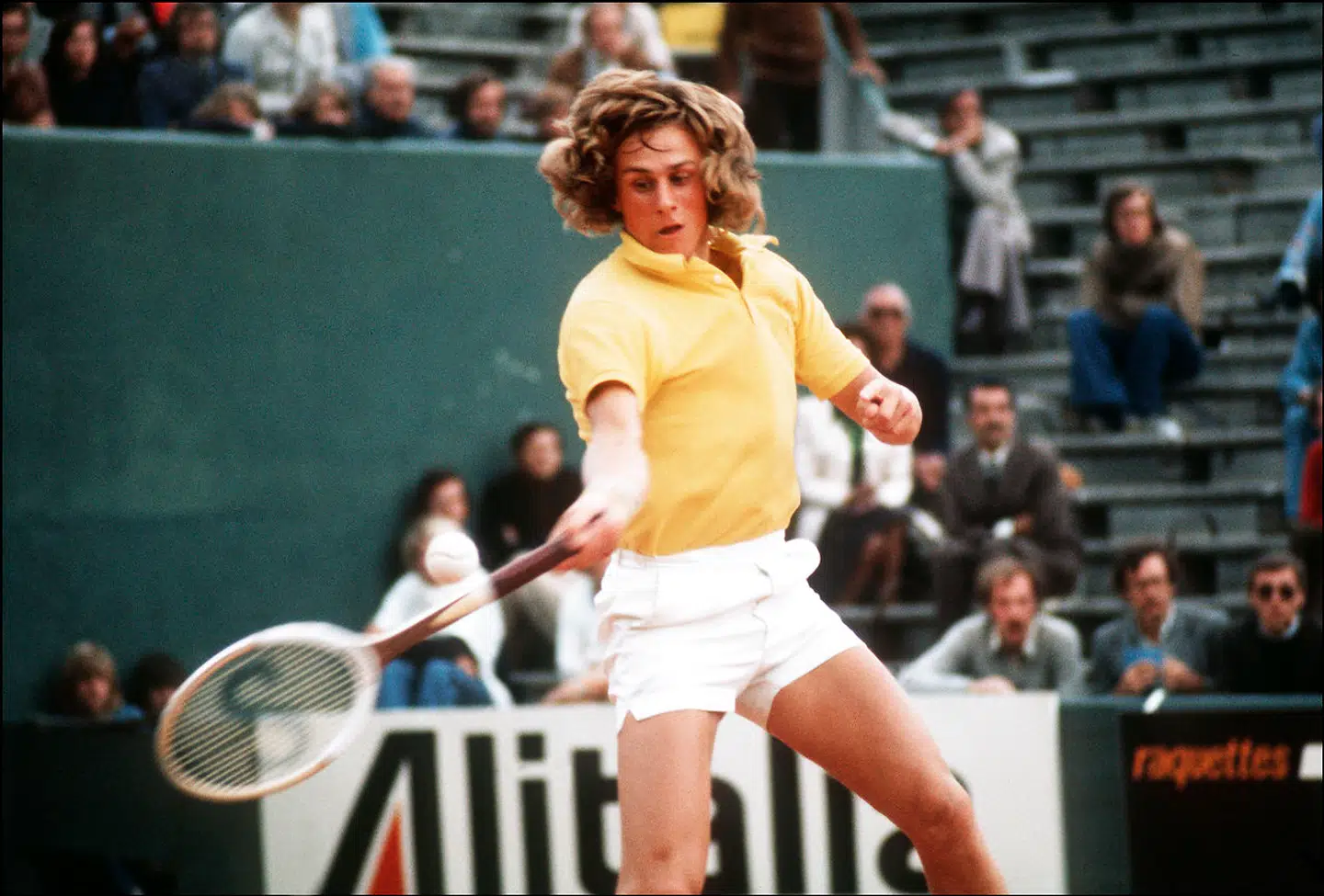 Björn Borg i 1974 under French Open.