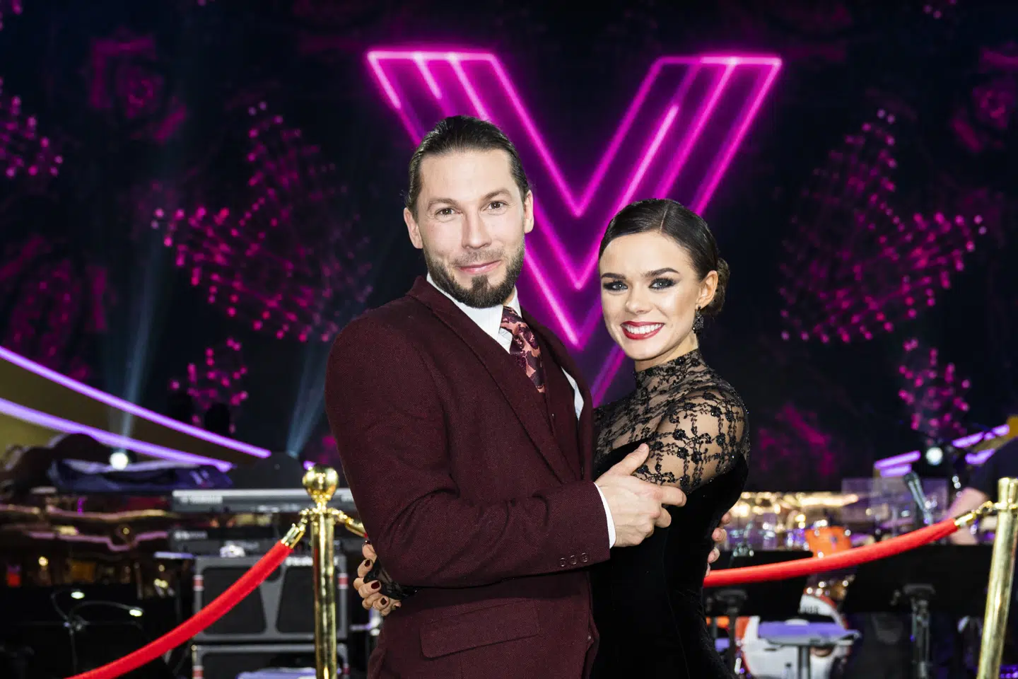 Danser Asta Björk Ivarsdottir gik sammen med sin partner, skuespiller Simon Stenspil, fredag videre til finalen i Vild med dans. Martin Sylvest/Ritzau Scanpix