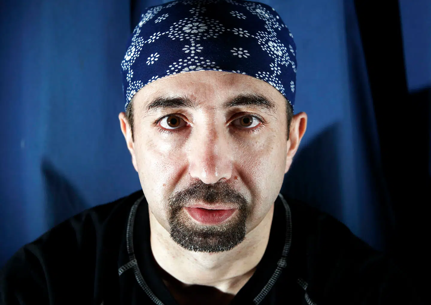 Bandeleder for den Internationale Klub, Danny Abdalla. Han er dømt til udvisning tre gange, men må blive i Danmark, da han sandsynligvis ville blive dræbt i hjemlandet Libanon.