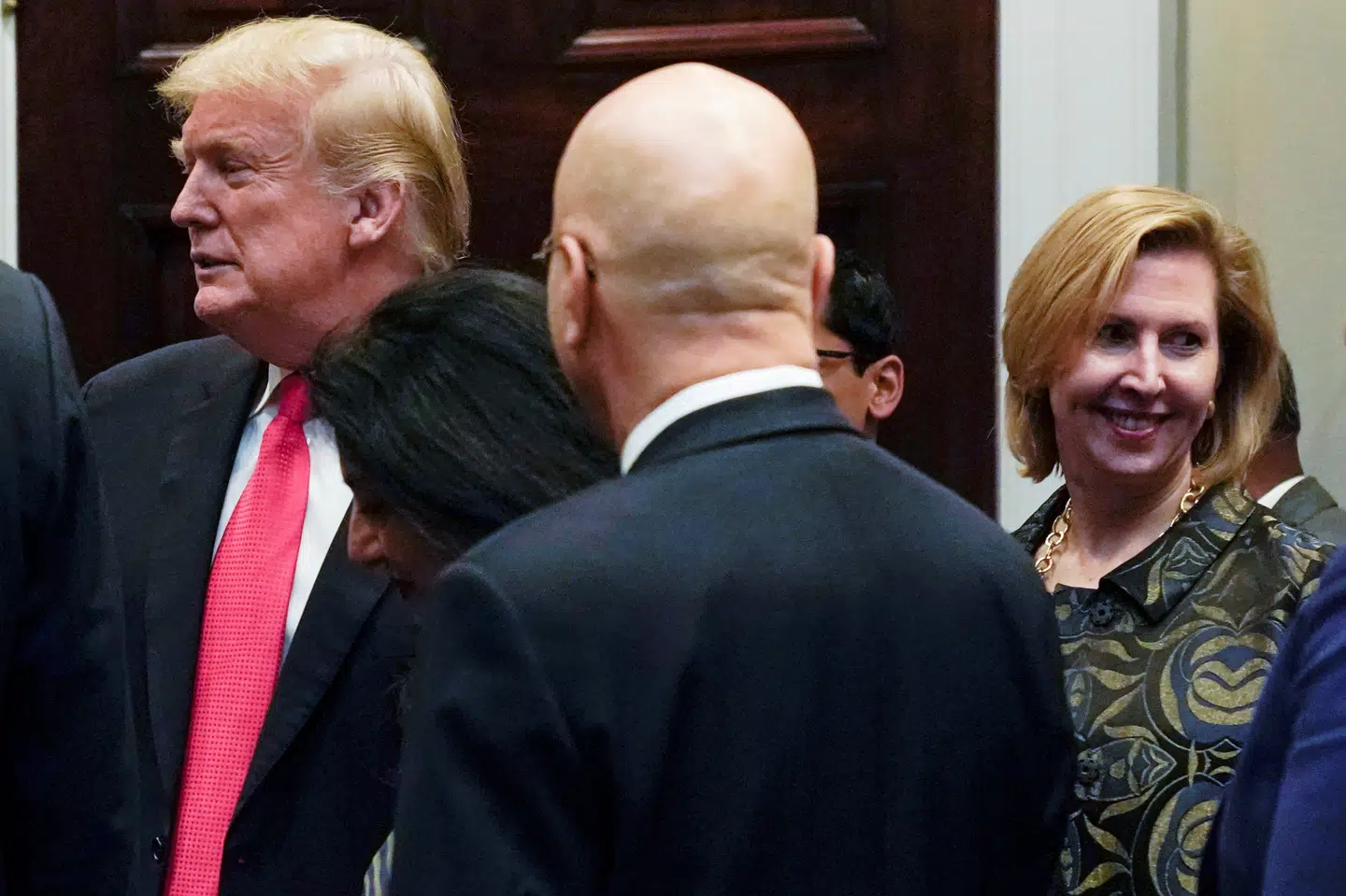 Vicesikkerhedsrådgiver i Det Hvide Hus Mira Ricardel (til højre) får en ny rolle i administrationen. Det sker efter kritik fra USA's førstedame, Melania Trump. (Arkivfoto) Jonathan Ernst/Reuters