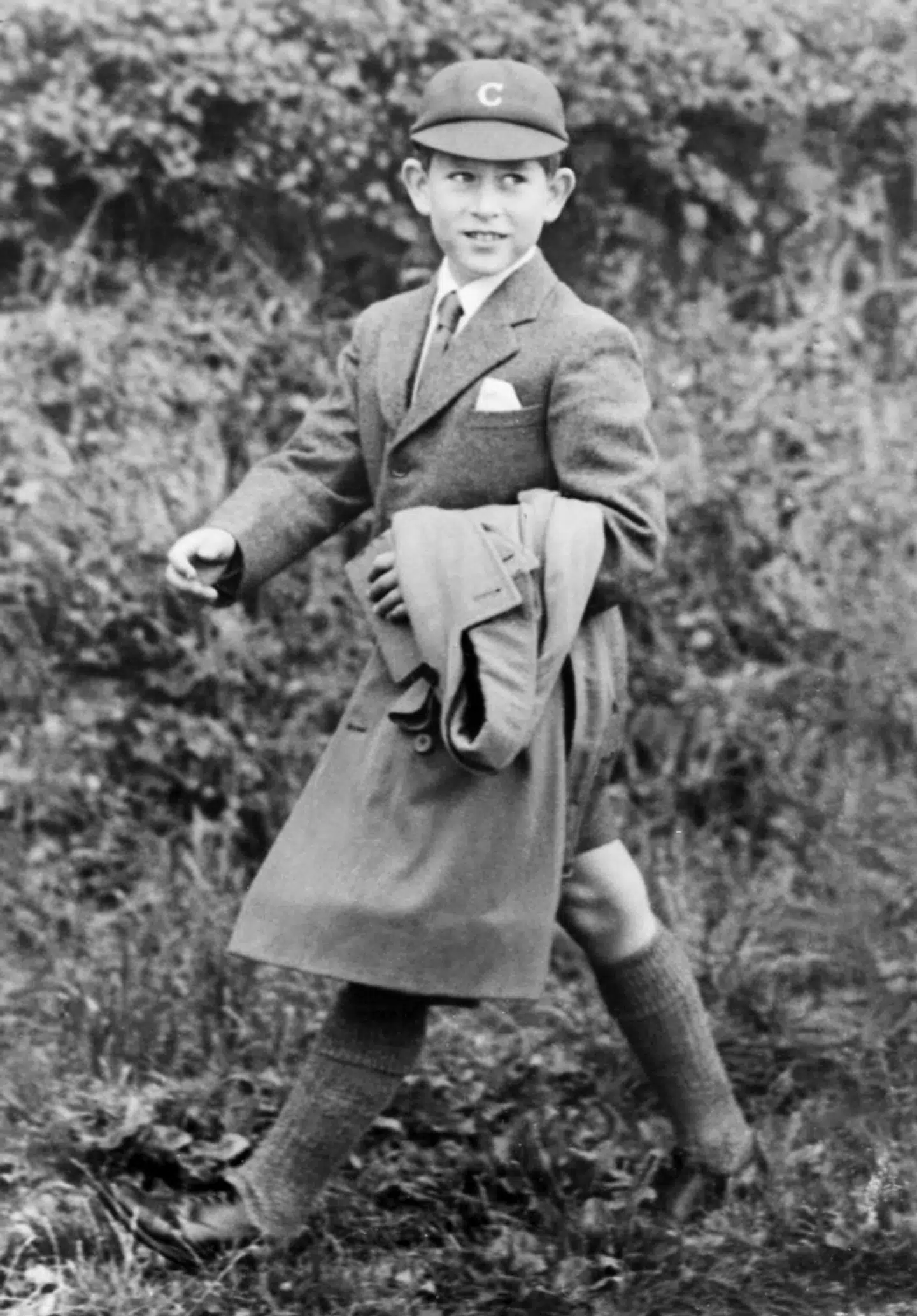 Charles fotograferet som 10-årig.
