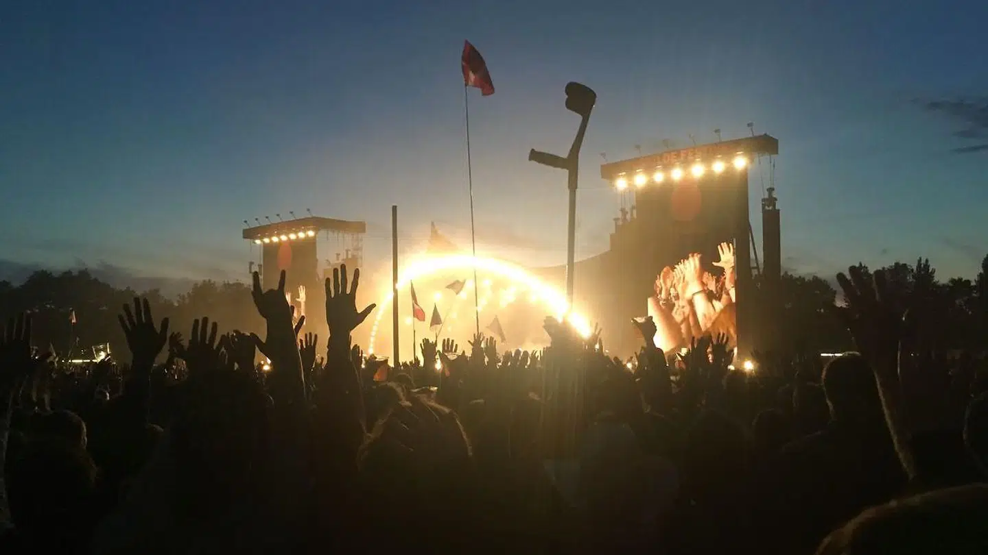 Orange scene, Roskilde festival.