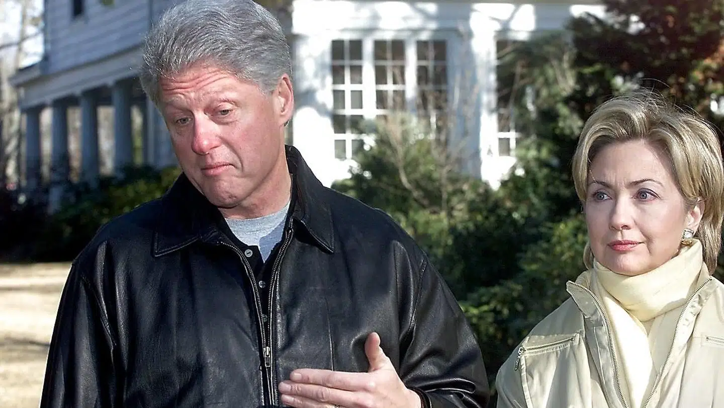 Bill Clinton og Hillary Clinton i 2000.
