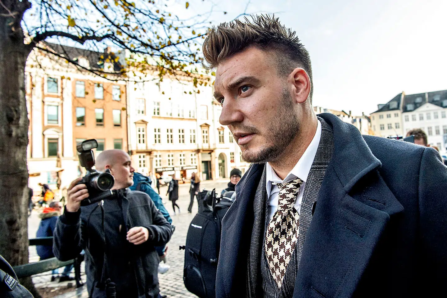 Nicklas Bendtner foran Københavns Byret.