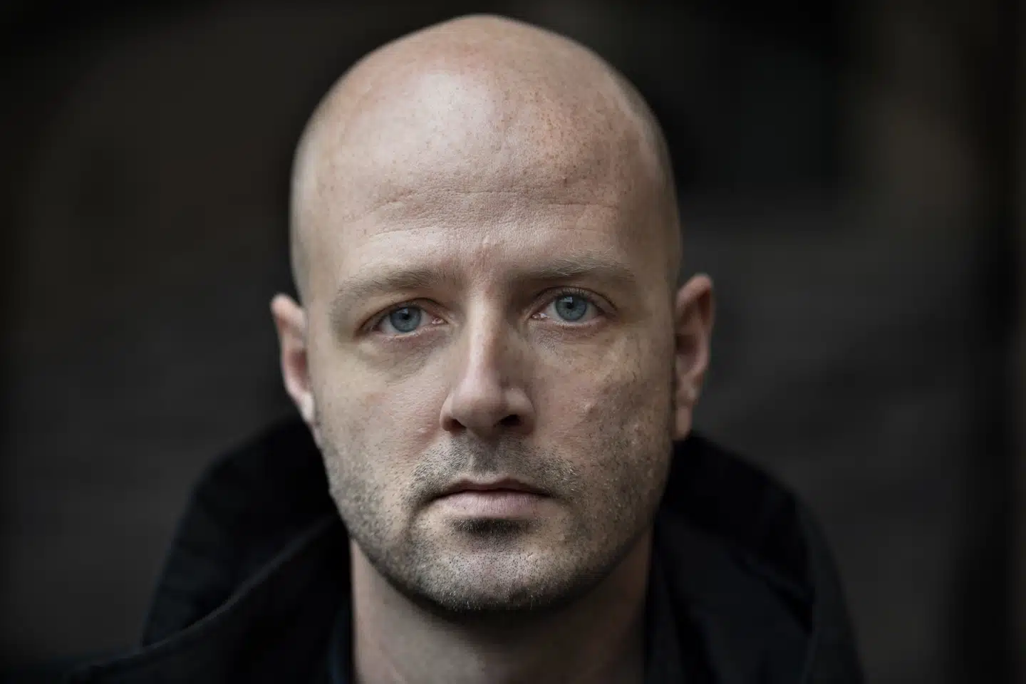 Journalist Morten Skjoldager, der har skrevet PET-bogen, understreger i afhøring i byretten, at den ikke er Jakob Scharfs bog, men at Scharf blot er kilde. (Foto: Liselotte Sabroe/Ritzau Scanpix) Liselotte Sabroe/Ritzau Scanpix
