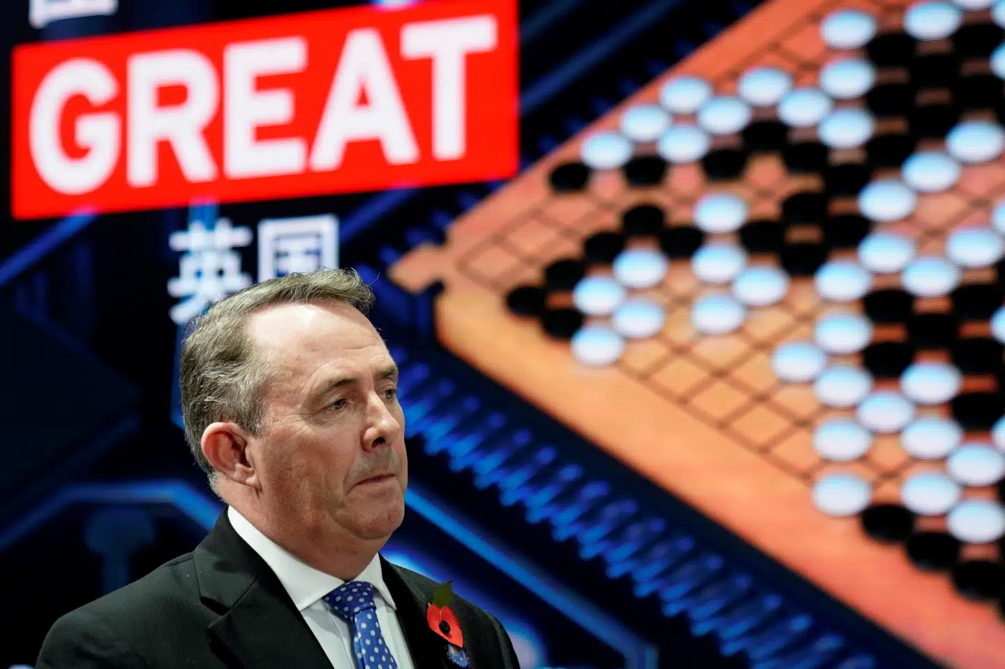 Storbritanniens minister for international handel, Liam Fox, melder om stilstand i forhandlingerne mellem EU og Storbritannien. Her ses han ved en tidligere lejlighed. Aly Song/Reuters