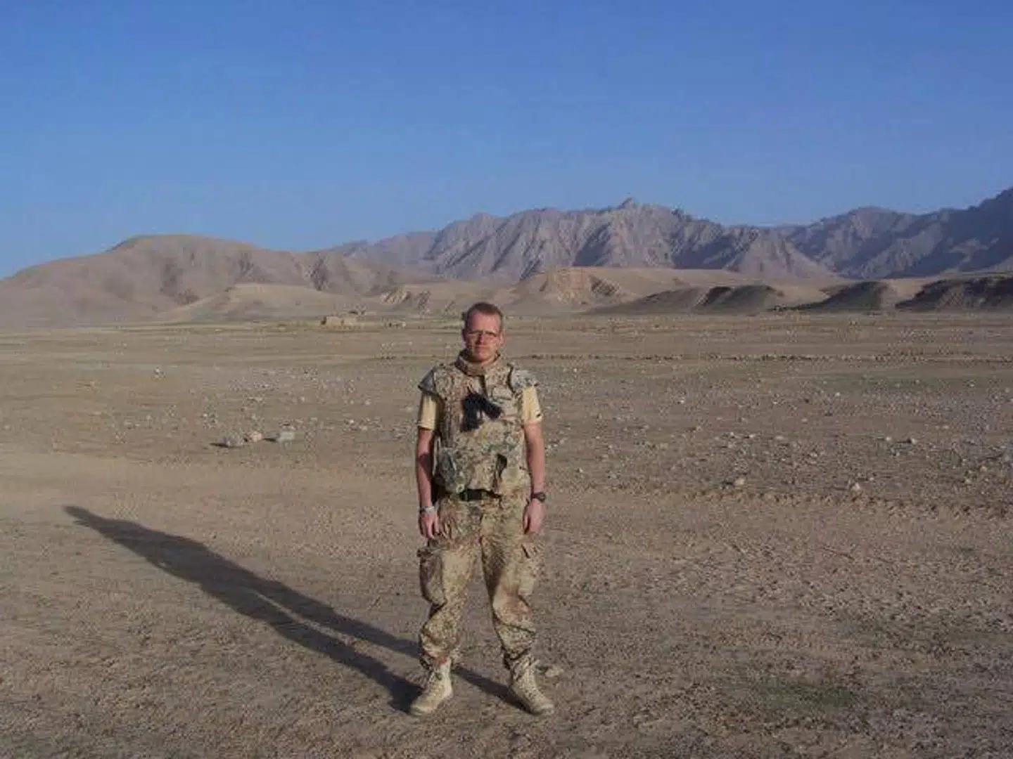 Her ses Piet i Afghanistan i 2008.
