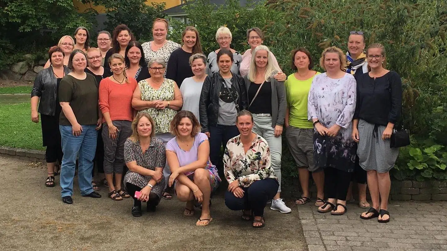 Nogle af medlemmerne af kone-kæreste-netværket 'Faktor 8'