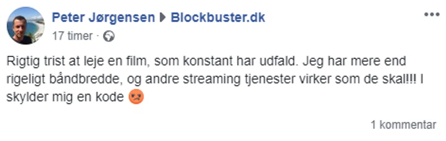 Blockbuster får hård kritik.