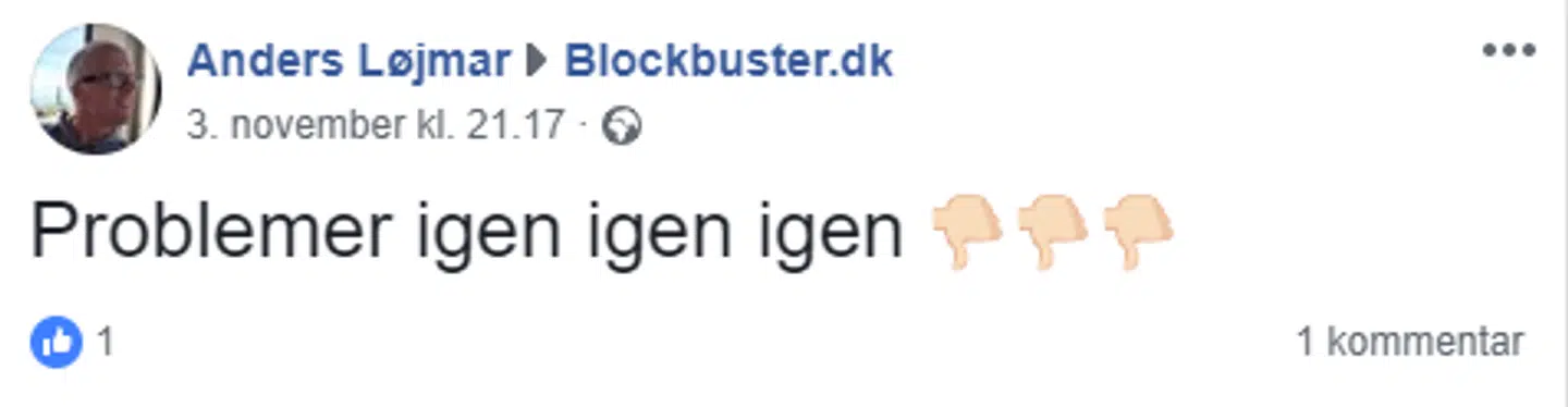 Blockbuster får hård kritik.
