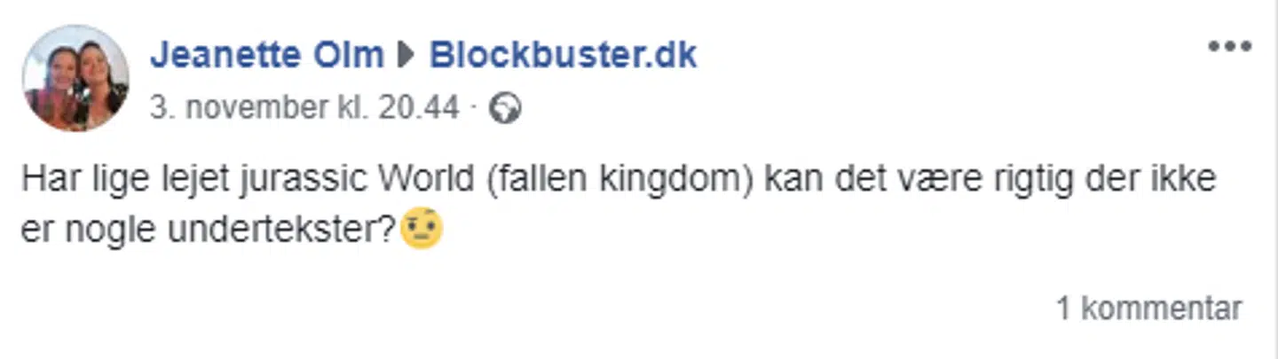 Blockbuster får hård kritik.