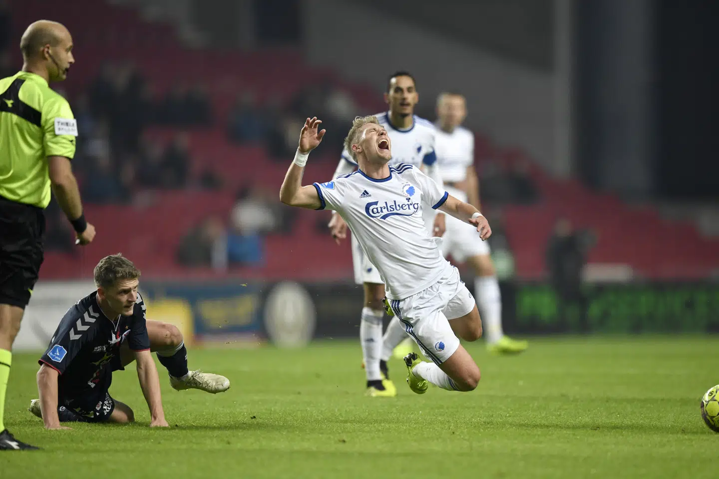 Viktor Fischer scorede da FC København senest besejrede AGF 4-2 i Superligaen. Lars Møller/Ritzau Scanpix