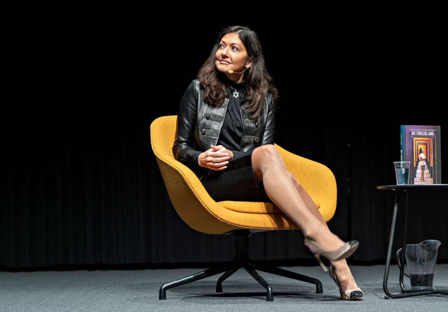 Grevinde Alexandra udgiver bog om lykke. Grevinde Alexandra gæster Bogforum for at fortælle om sin bog "Mit lykkelige land". Bella Center søndag den 28. oktober 2018.