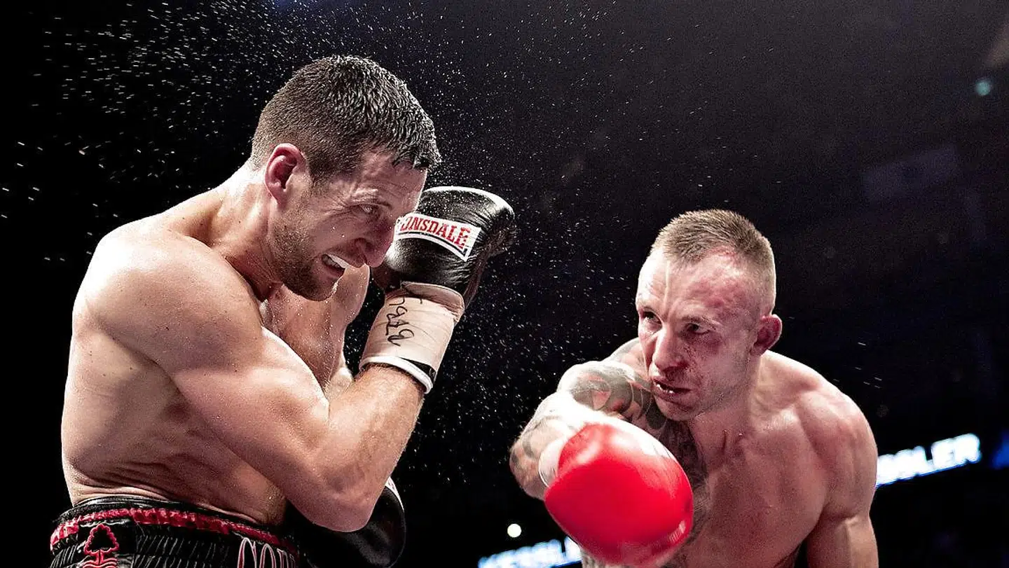 Mikkel Kessler i kamp mod Carl Froch.