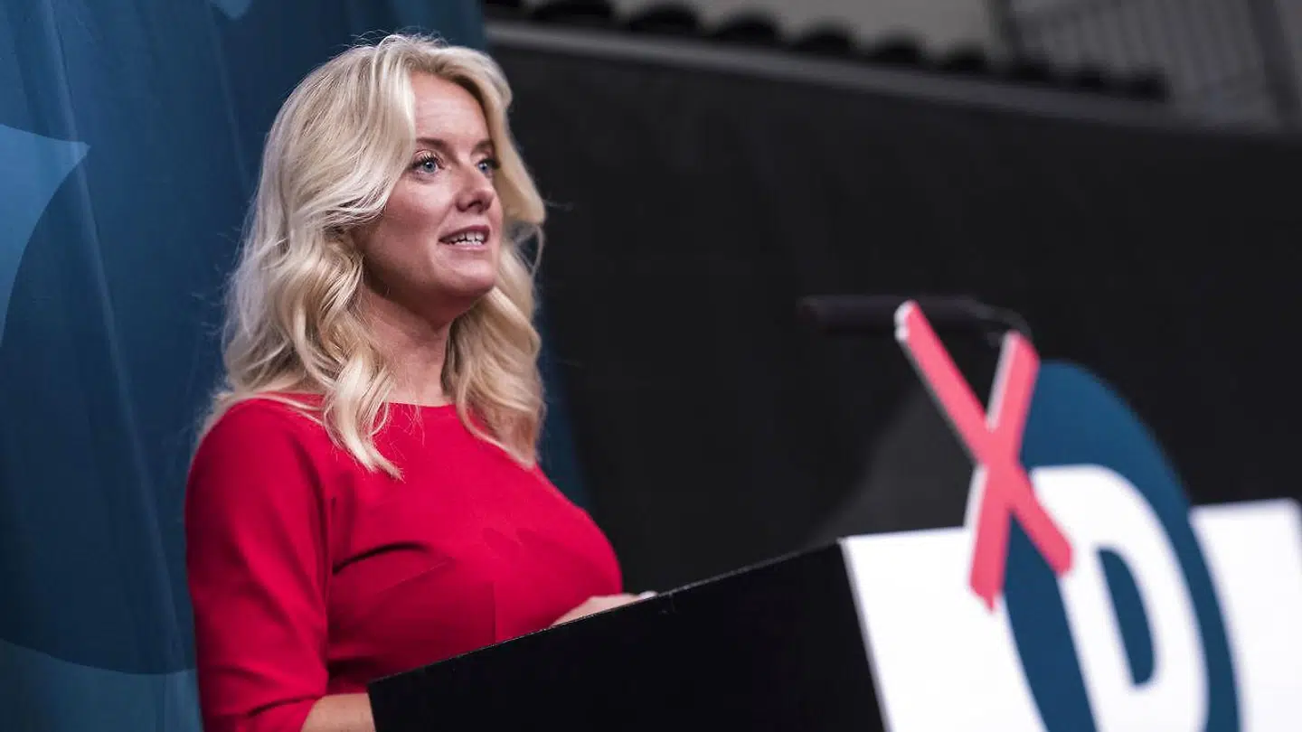 Pernille Vermund - Formand. Nye Borgerlige Årsmøde 2018 Vejle. Lørdag den 27 oktober 2018.. (Foto: Claus Fisker/Ritzau Scanpix)