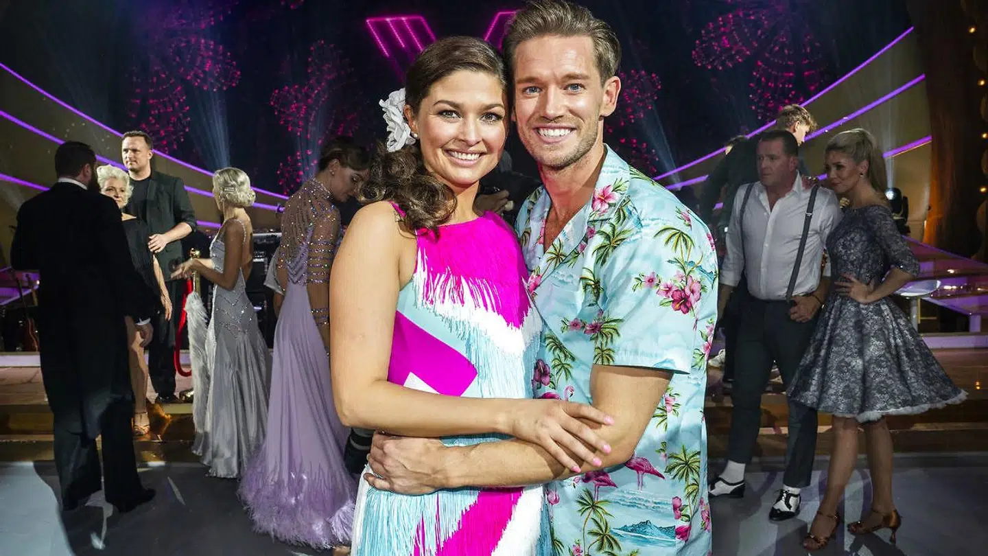 Morten Kjeldgaard fotograferet under fredagens Vild med dans, hvor han og Laila Friis-Salling blev stemt ud.